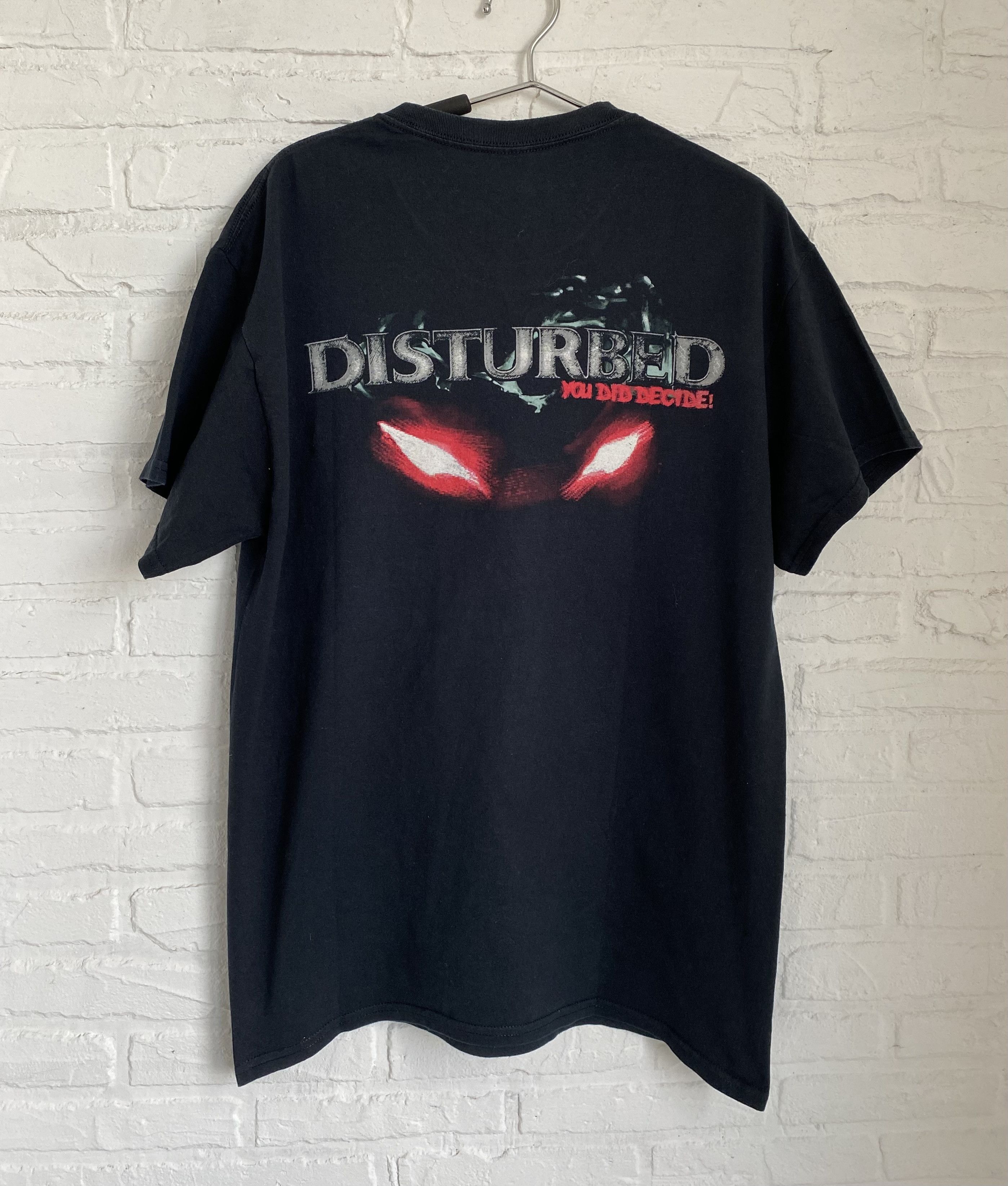 Band Tees × Vintage Vintage 2000s Disturbed you did decide t-shirt Size US L / EU 52-54 / 3 - 3 Thumbnail