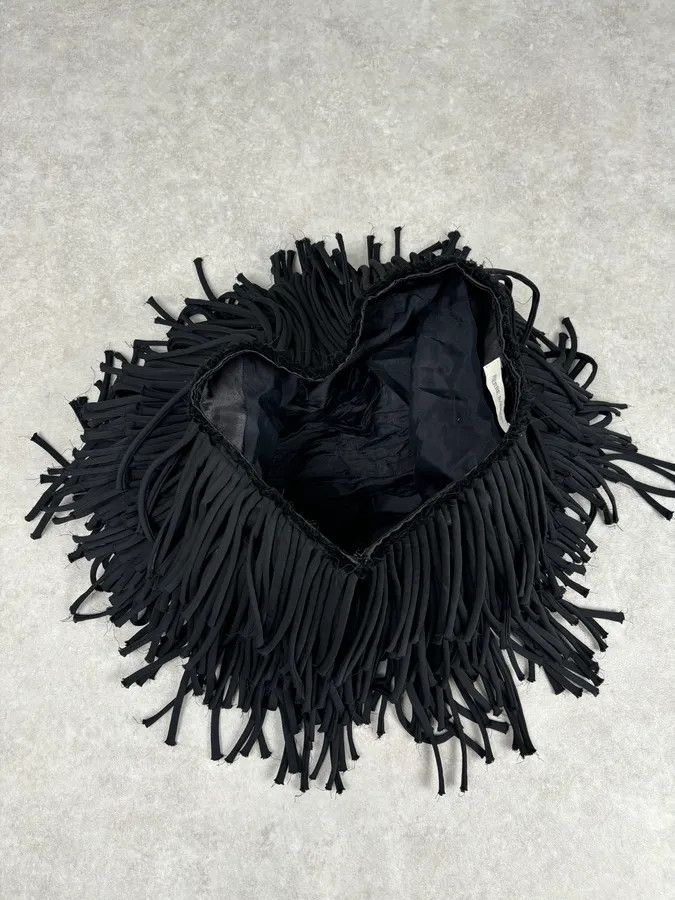 Balmain AW2012 Pierre Balmain Black Fringe Skirt Size 26" / US 2 / IT 38 - 8 Thumbnail