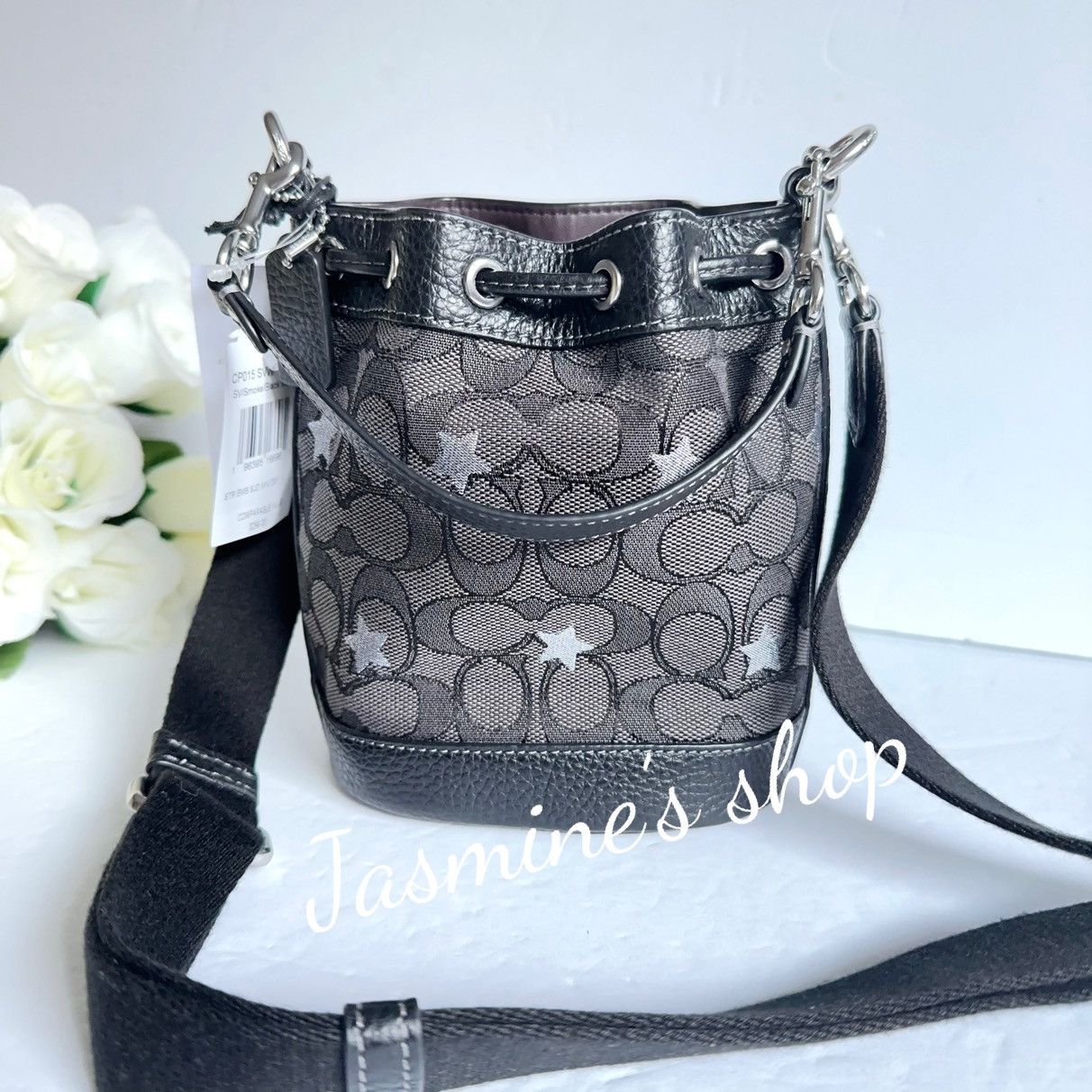 Coach NWT Coach Mini Dempsey Bucket Bag With Star Embroidery cp015 Size ONE SIZE - 2 Thumbnail