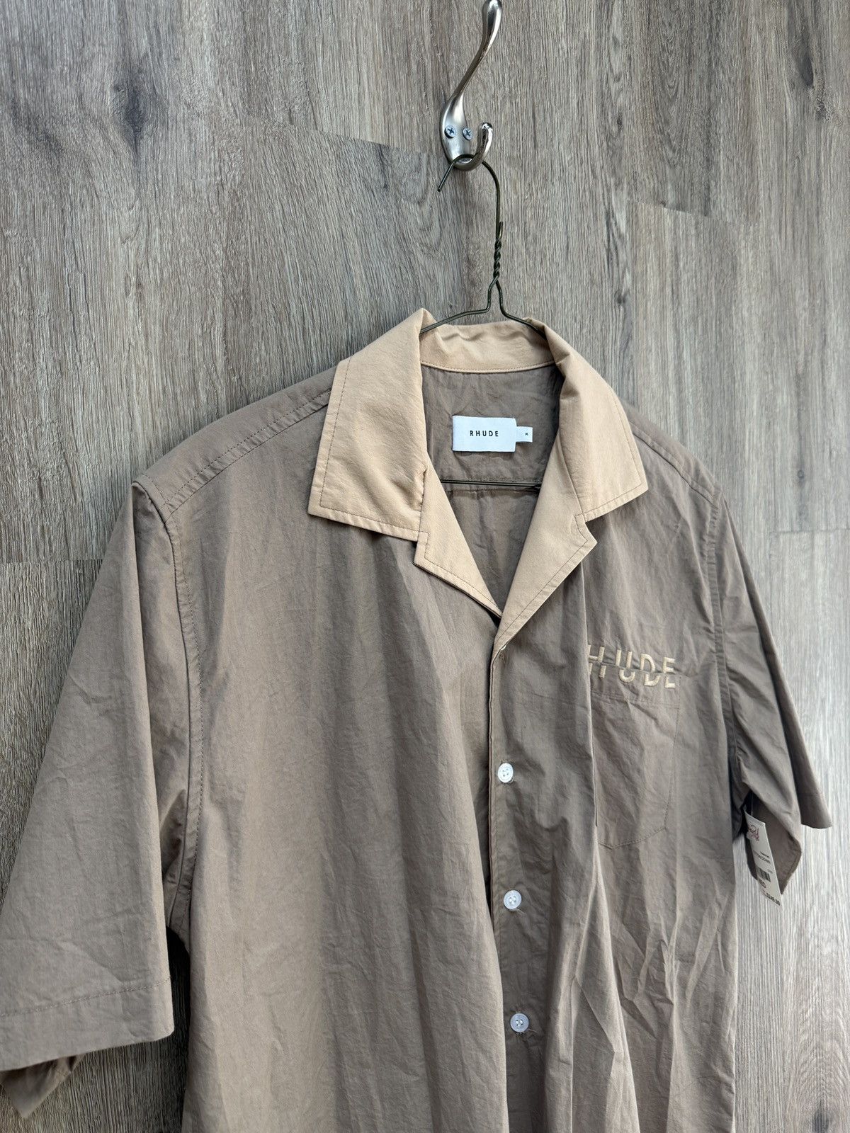 Rhude Rhude Brown Button Up Short Sleeve Size US M / EU 48-50 / 2 - 2 Thumbnail