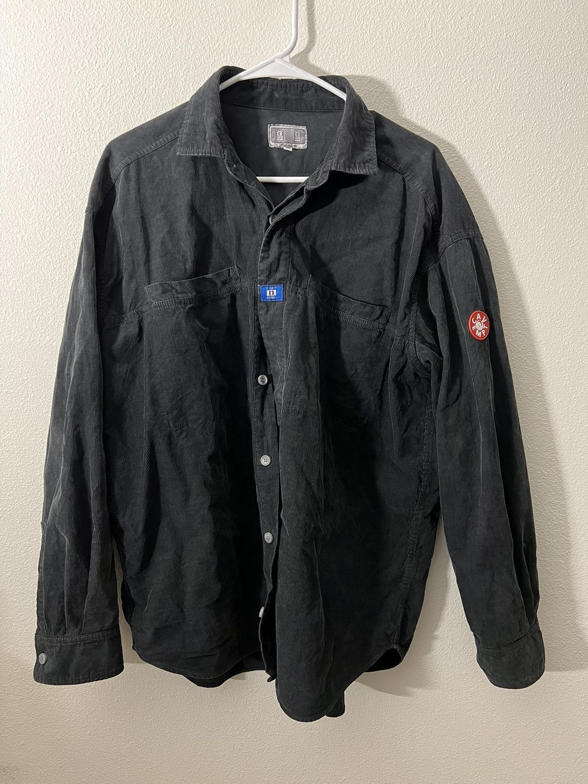 image of Cav Empt Corduroy Overshirt in Black, Men's (Size Medium)
