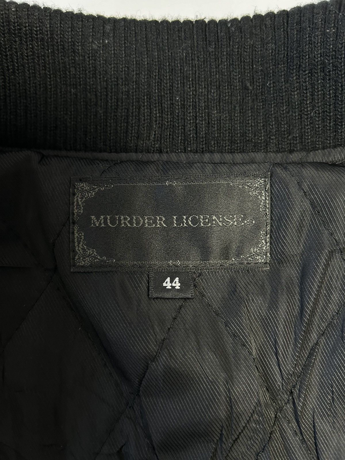 Japanese Brand × Murder License MURDER LICENSE HALF LEATHER ZIP JACKET Size M / US 6-8 / IT 42-44 - 4 Thumbnail