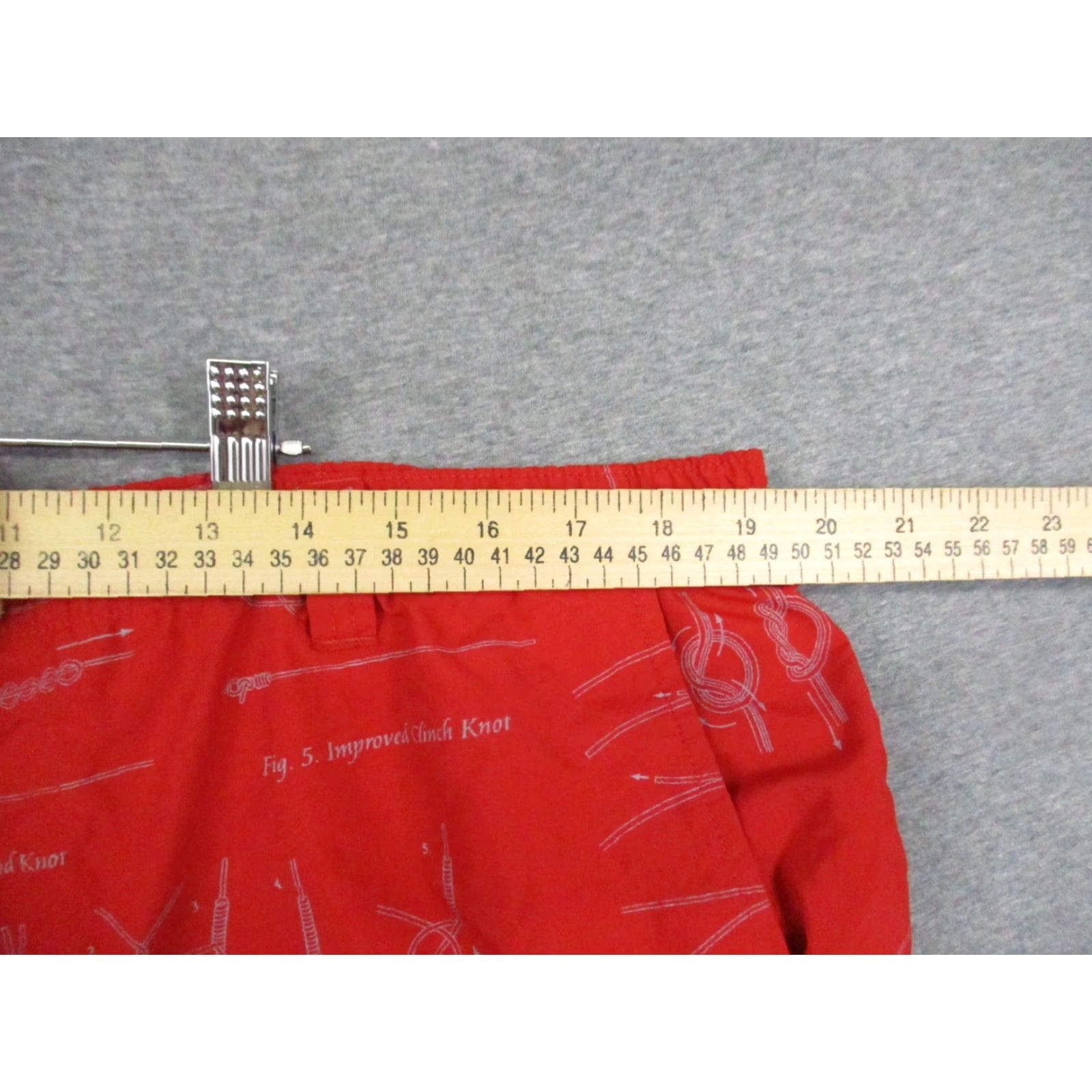 Vintage Columbia PFG Swim Trunk Mens Nylon Red Pockets Lined Omni Shade Beach Fish 2000s Size US 33 - 4 Thumbnail
