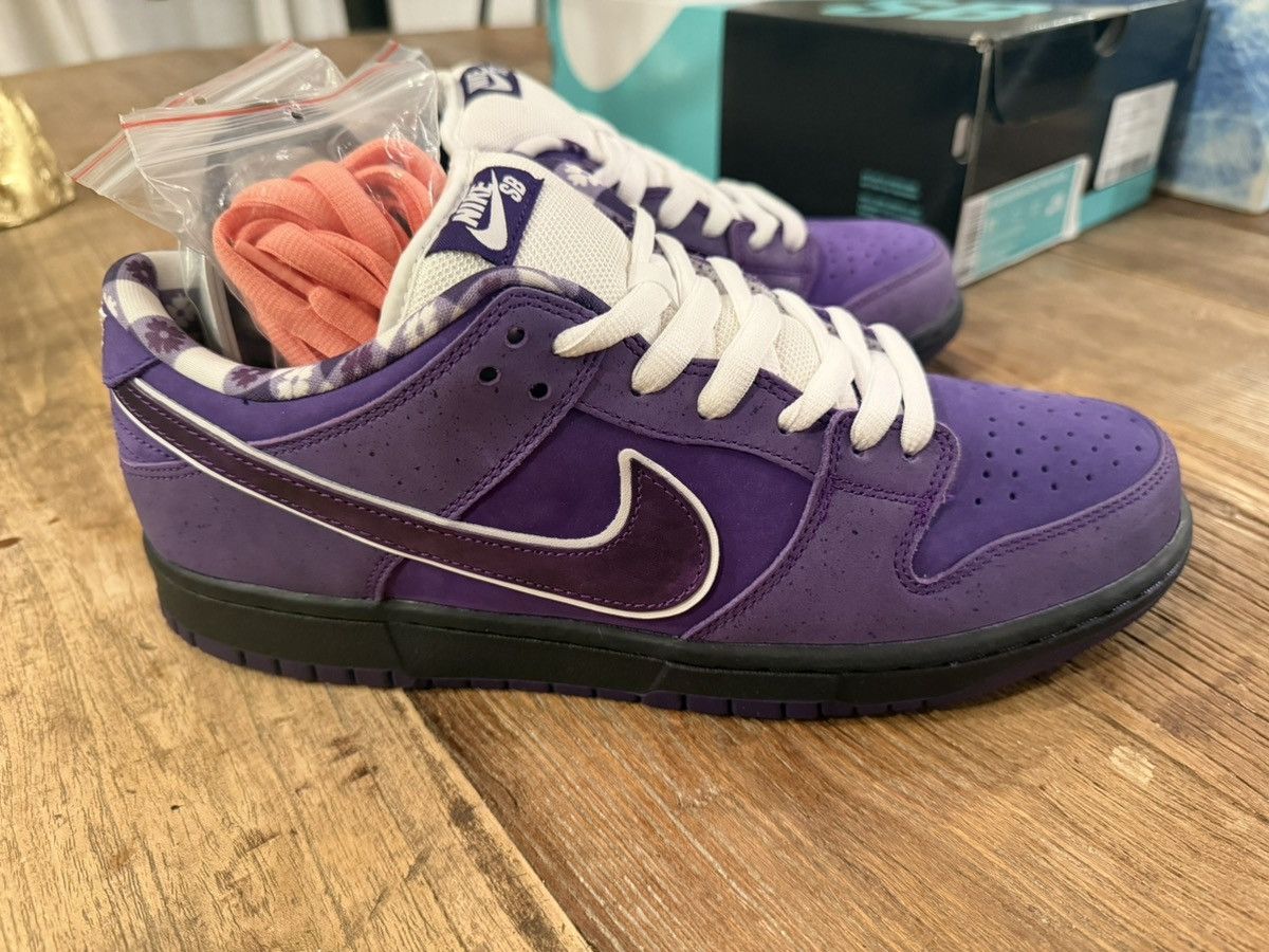 Nike SB Nike SB Dunk low Concepts Purple Lobster (Special Box) Size US 11 / EU 44 - 4 Thumbnail