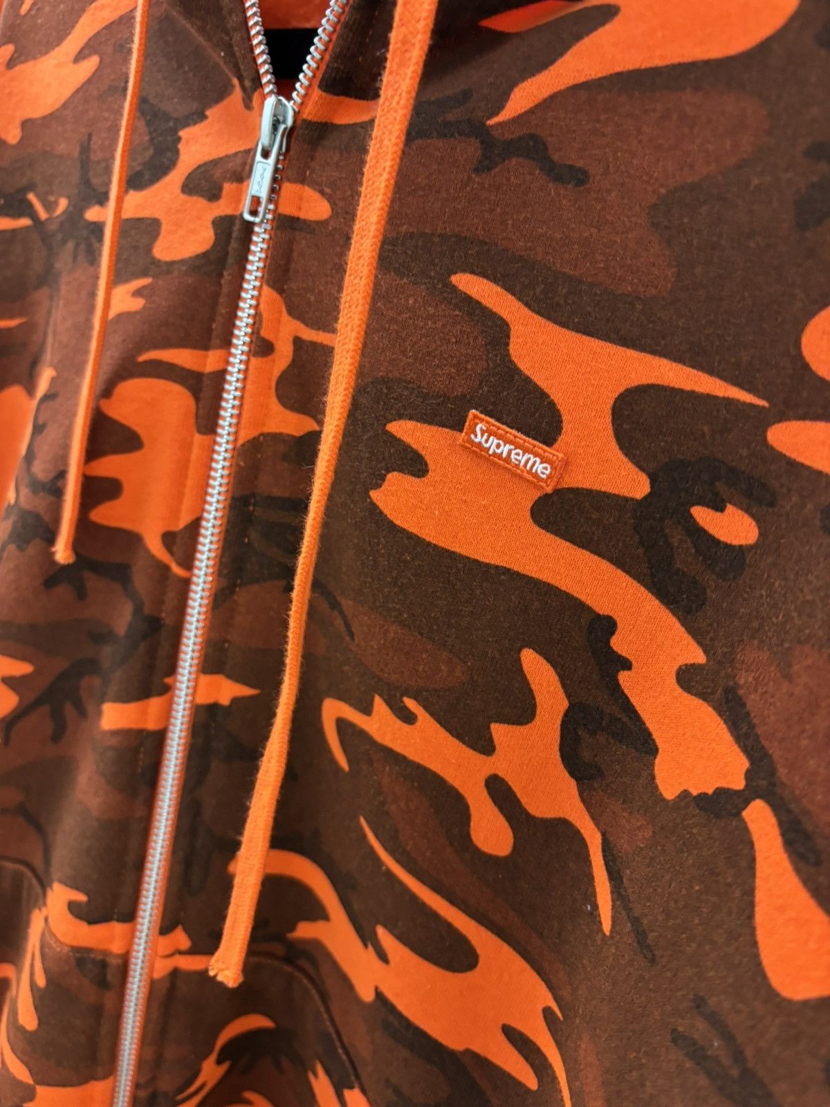 Supreme Supreme Orange Camo Zip Up SS25 Size US M / EU 48-50 / 2 - 2 Thumbnail