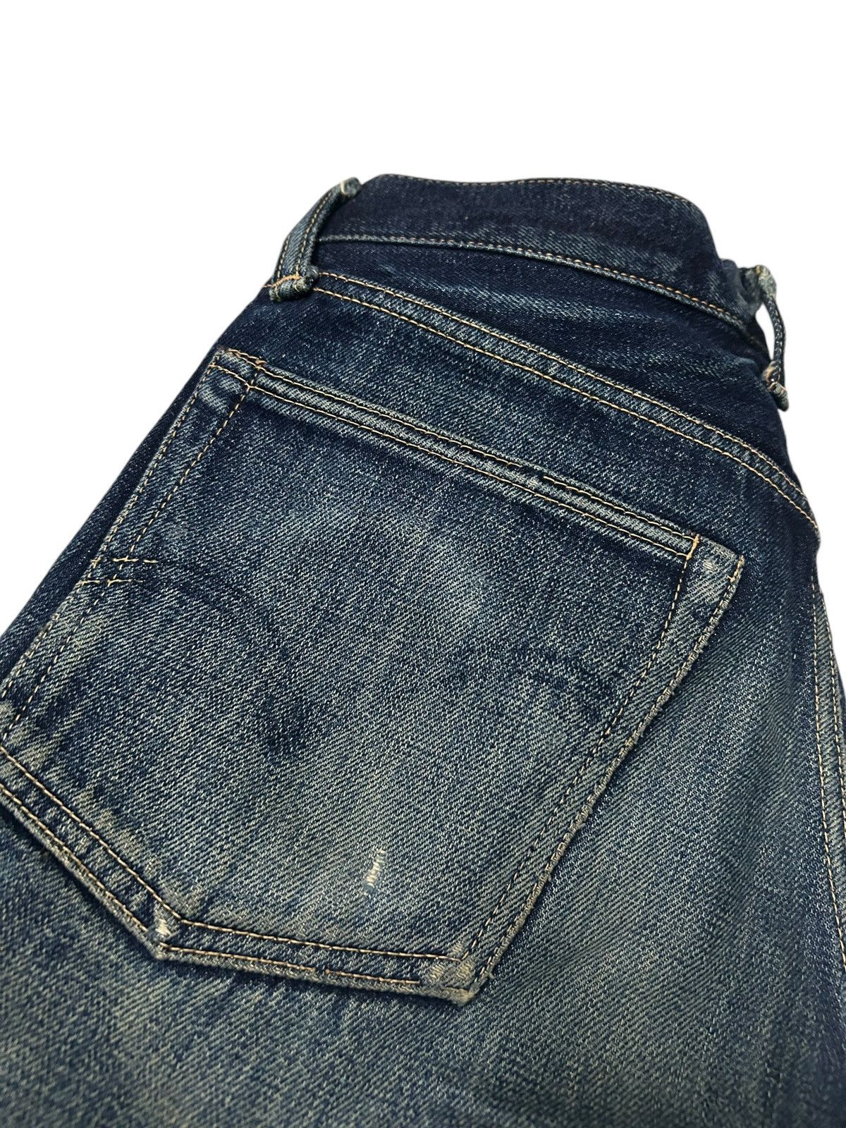 Japanese Brand × Kapital × Vintage Vtg JapaneseBrand Hooper jeans Distreessed Selvedge Denim 🎌☠️ Size US 30 / EU 46 - 14 Thumbnail