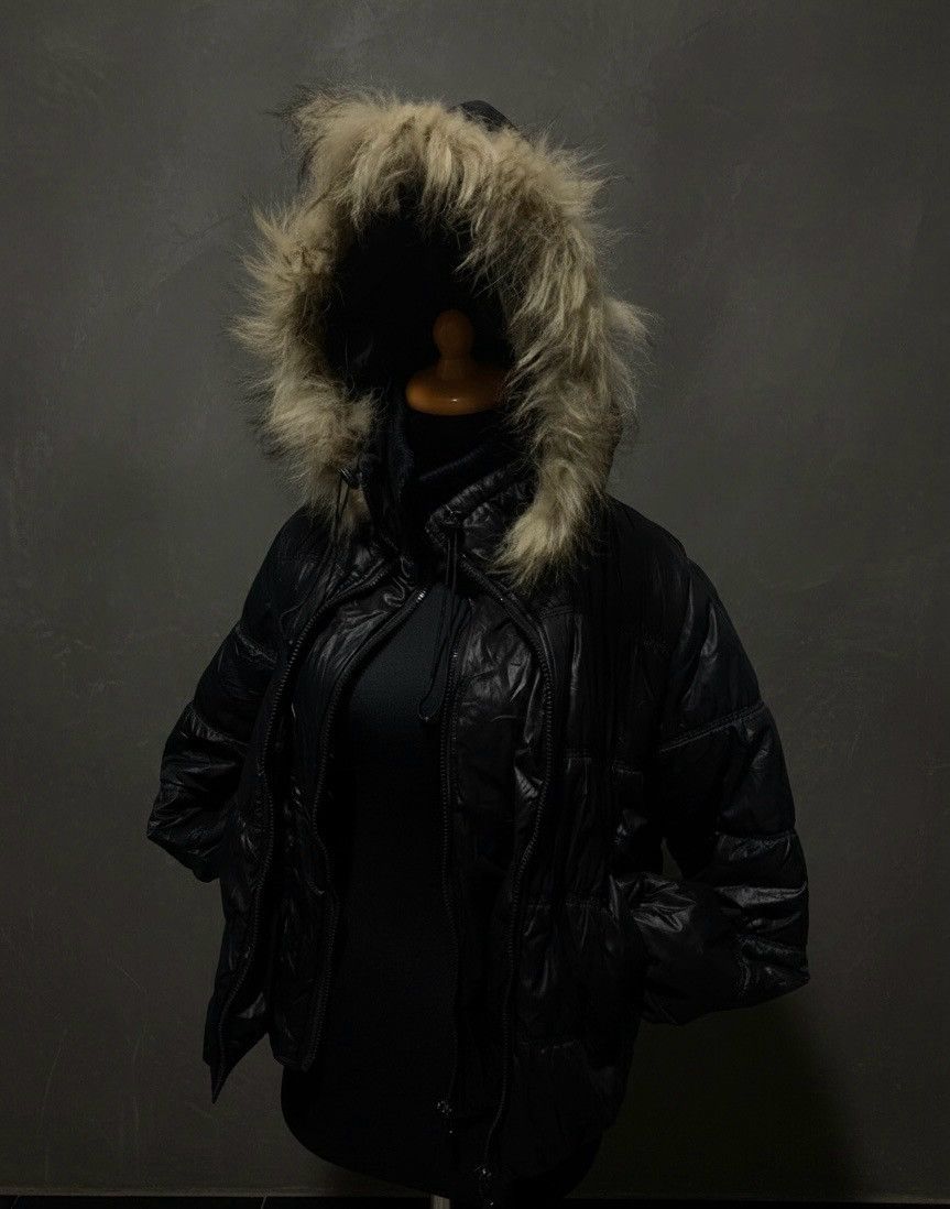 Le Grande Bleu (L.G.B.) T.T.U puffer raccoon fur hooded jacket double layer Size US S / EU 44-46 / 1 - 2 Thumbnail
