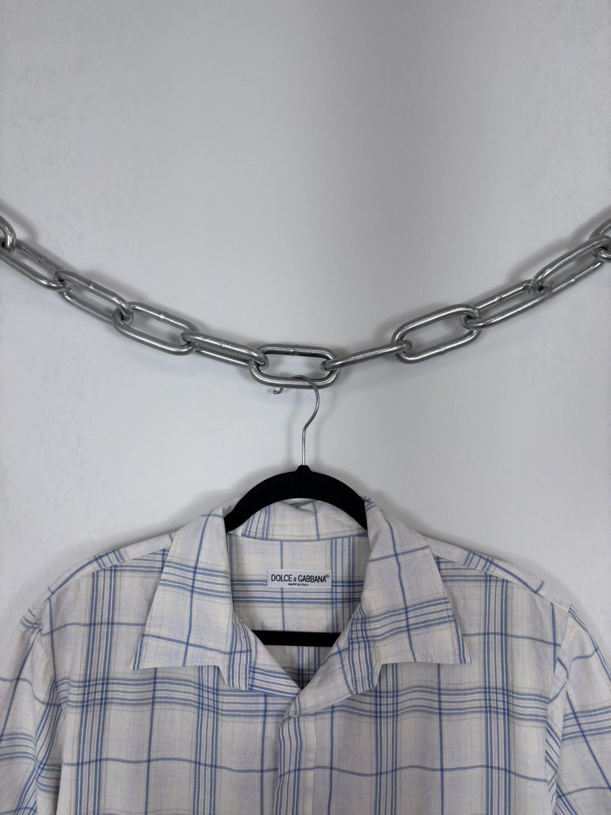 Dolce & Gabbana Vintage Dolce & Gabbana Men’s Madras Short Sleeve Shirt Size US L / EU 52-54 / 3 - 6 Thumbnail