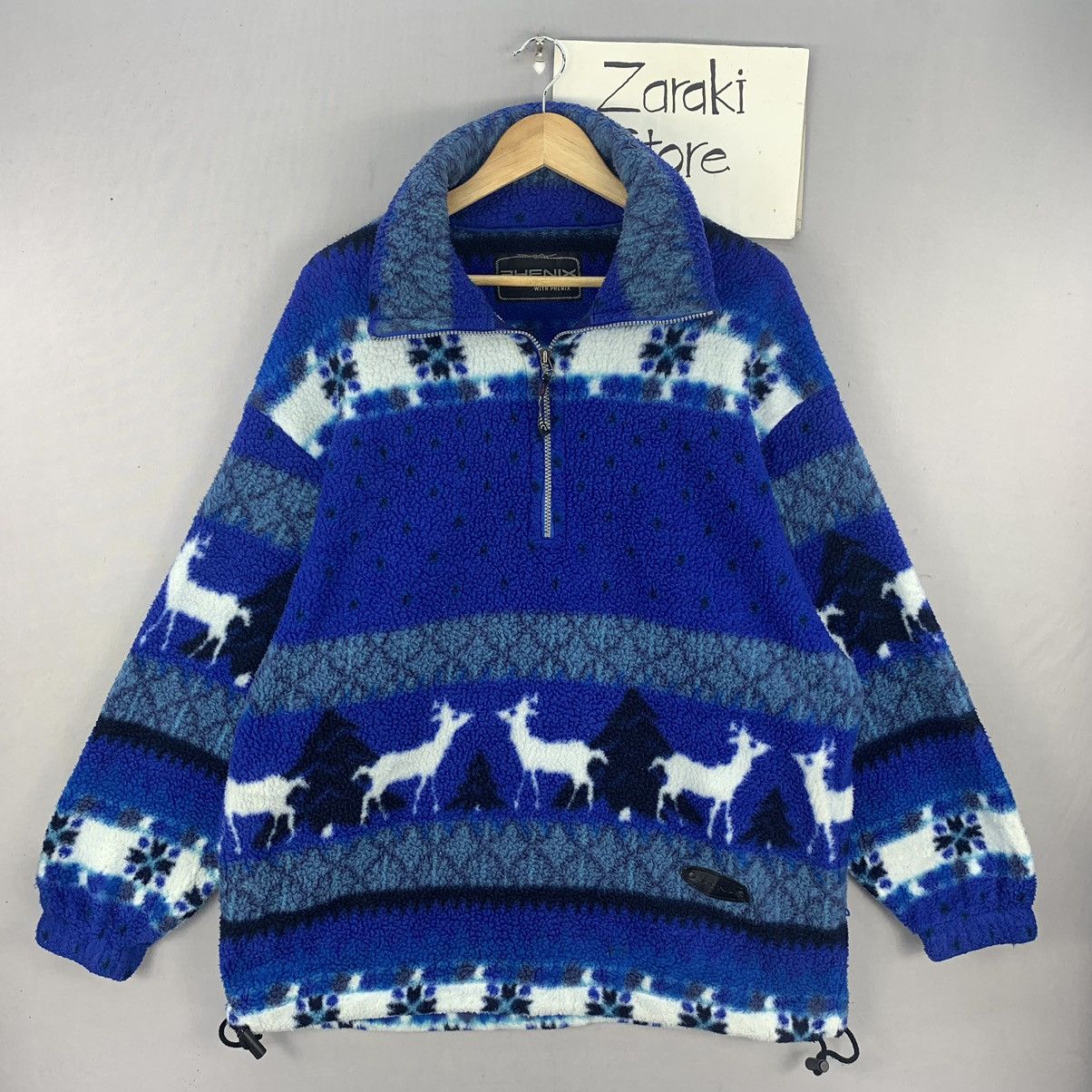Phenix Vintage Phenix Japn Polartec HalfZipper Pullover Sweatshirt Size US XXL / EU 58 / 5 - 1 Thumbnail