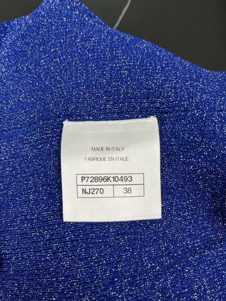 Chanel Chanel 22A blue sequin bottom suspender vest Size XS / US 0-2 / IT 36-38 - 5 Thumbnail