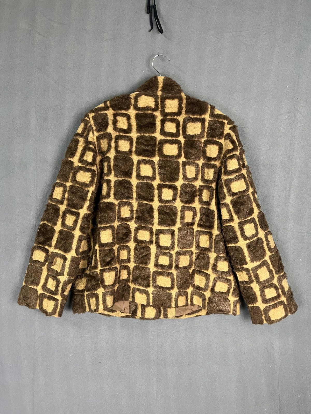Japanese Brand Chamois Animal Pattern Faux Fur Jacket Size US M / EU 48-50 / 2 - 2 Thumbnail