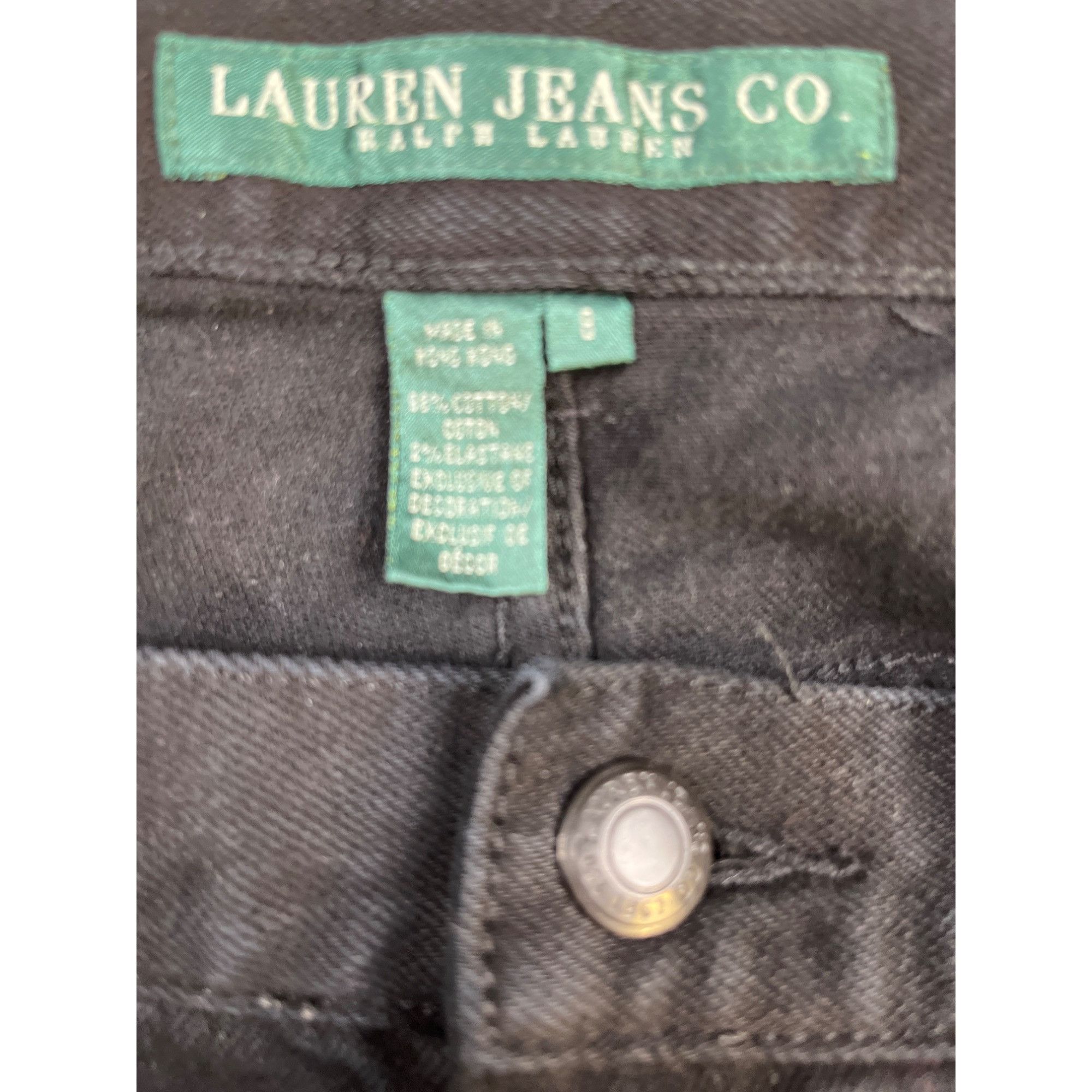 Lauren Ralph Lauren Lauren Ralph Lauren Women's Black Jeans Lace Side trim Flare Size 30" / US 8 / IT 44 - 5 Thumbnail