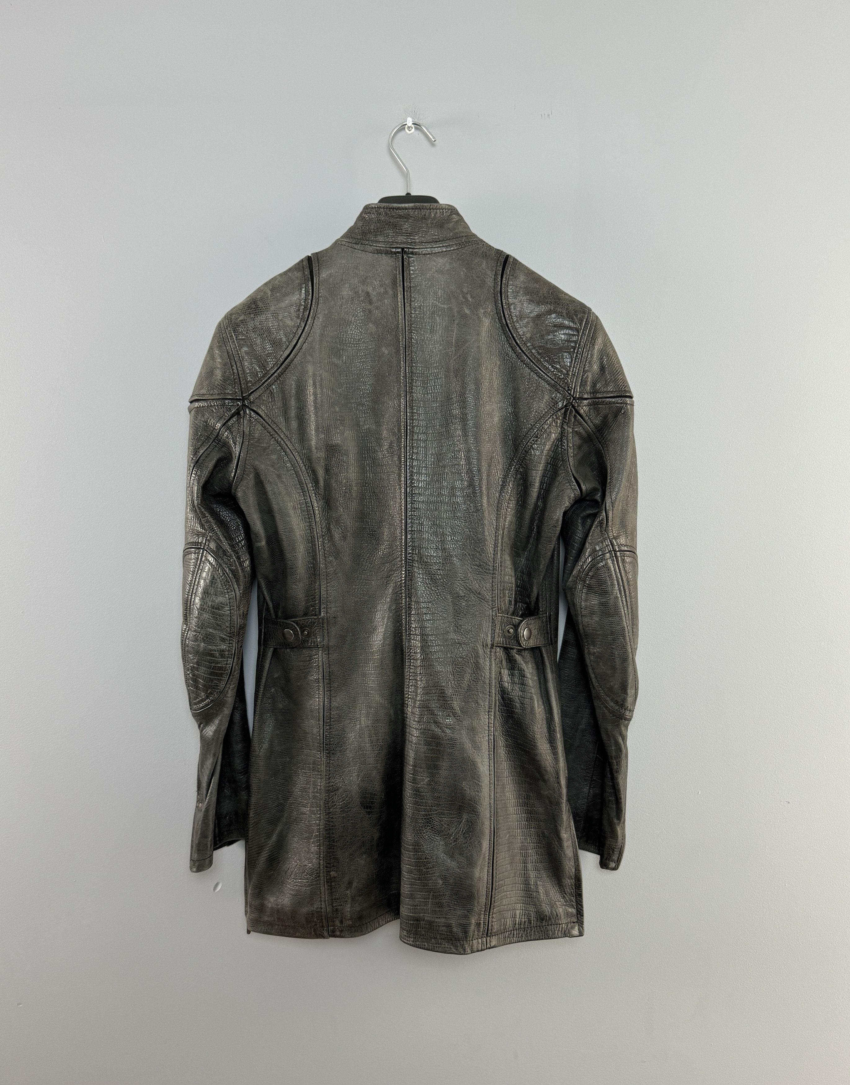 Belstaff Belstaff Leather Jacket Multipocket Gray Motorcycle Size 42 Size M / US 6-8 / IT 42-44 - 13 Thumbnail