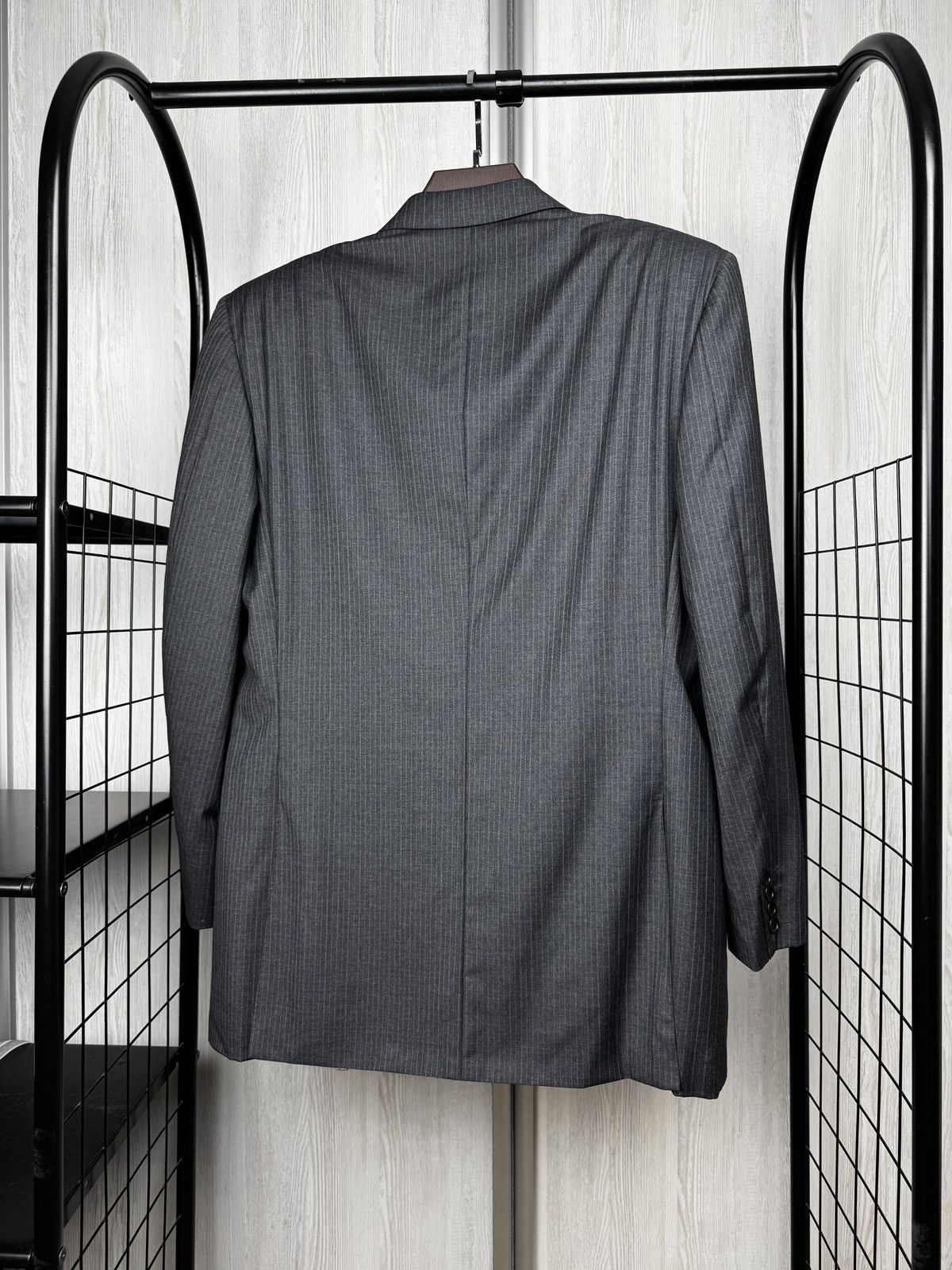 Canali Canali grey striped pure wool 3 buttons classic suit size 50 Size 40R - 10 Thumbnail