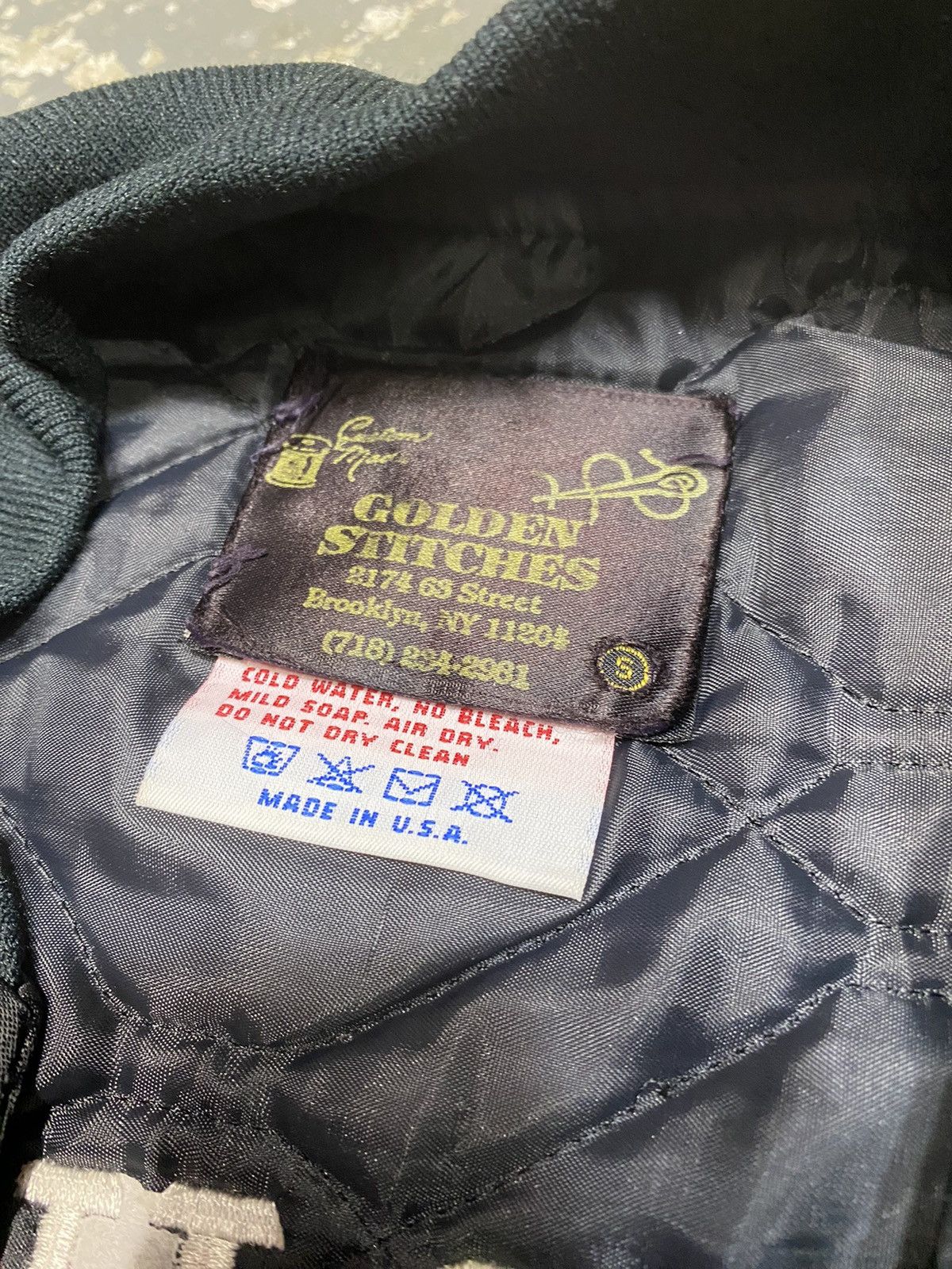 Vintage Vintage Golden Stitches T&S Trucking Brooklyn NY Satin Jacket Size US S / EU 44-46 / 1 - 6 Thumbnail