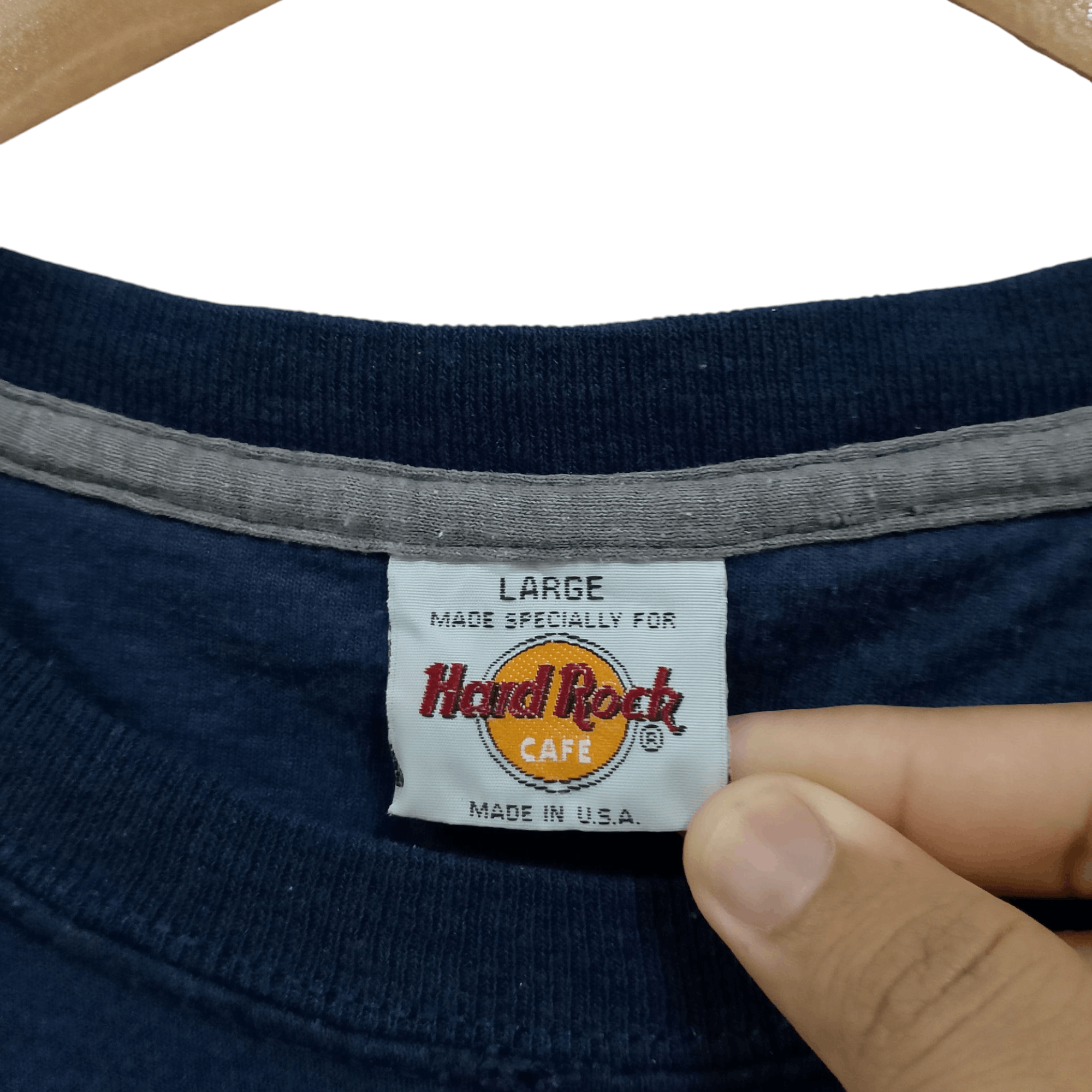 Hard Rock Cafe Vintage Hard Rock Cafe Amsterdam Sweatshirt Made in USA Size US L / EU 52-54 / 3 - 3 Thumbnail