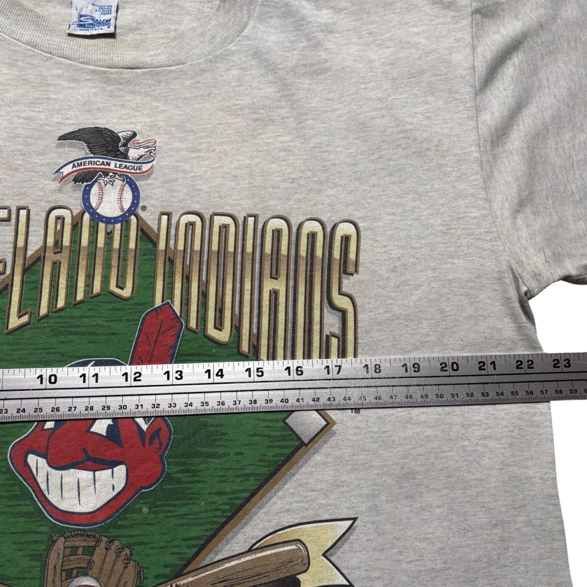 Other Vintage Salem Cleveland Indians MLB 1995 T Shirt L MLB Flaws Size US L / EU 52-54 / 3 - 5 Thumbnail