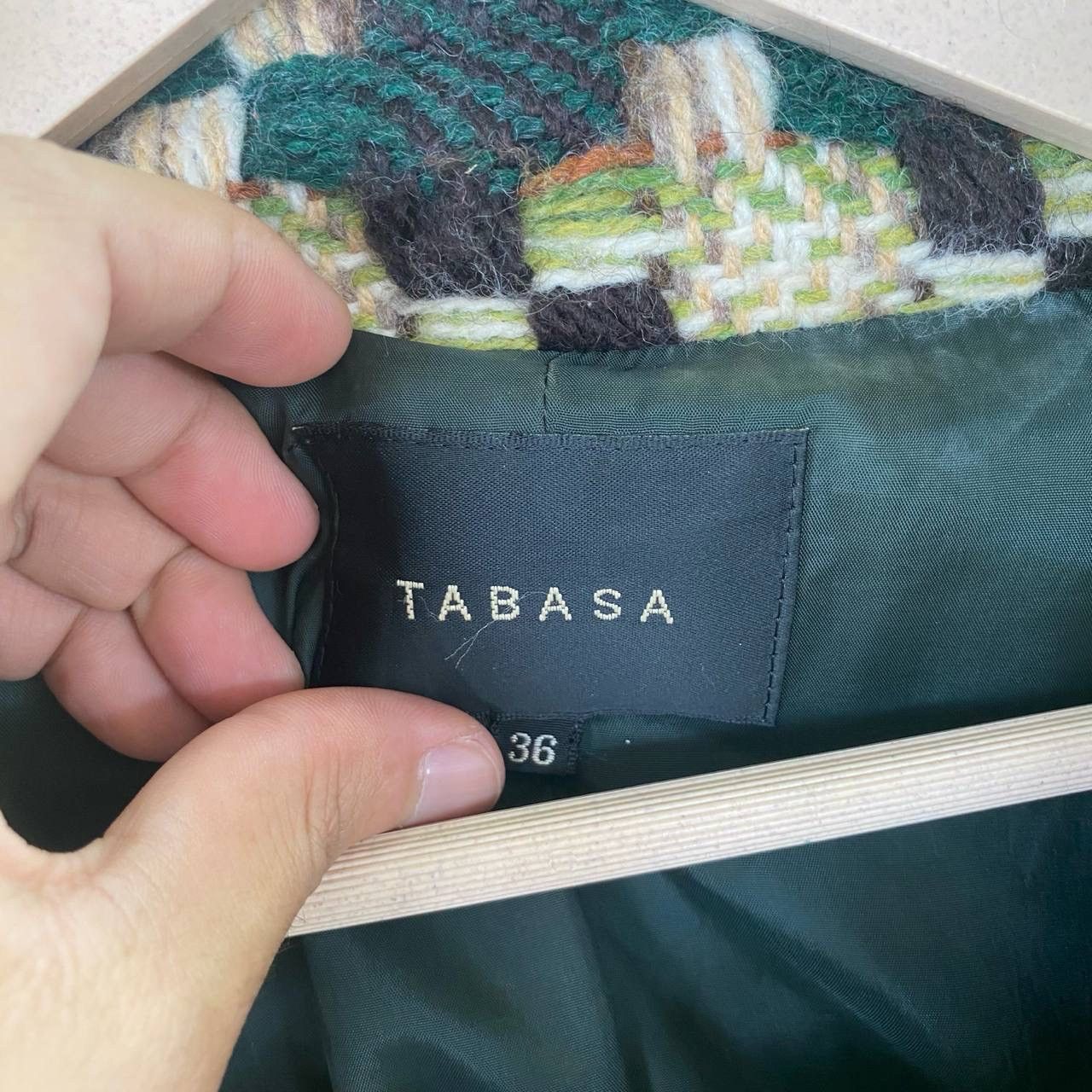 Japanese Brand × Vintage Vintage Japan Tabasa Multicolour Wool Coat Jacket Size M / US 6-8 / IT 42-44 - 6 Thumbnail