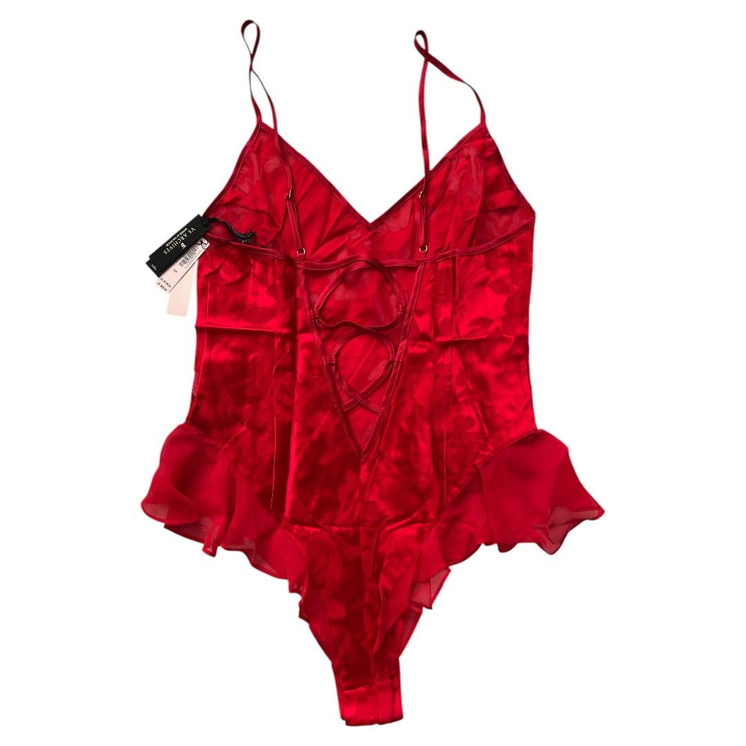 Victoria's Secret Victoria's Secret Burnout Red Burnout Satin Teddy, S Size S / US 4 / IT 40 - 2 Thumbnail