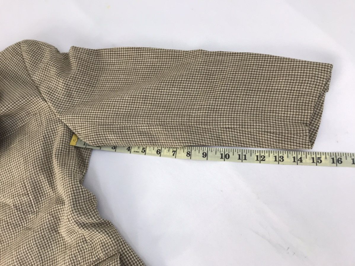 Burberry Burberry London Blazer Coat Jacket Mini Houndstooth Design Size 42R - 11 Thumbnail