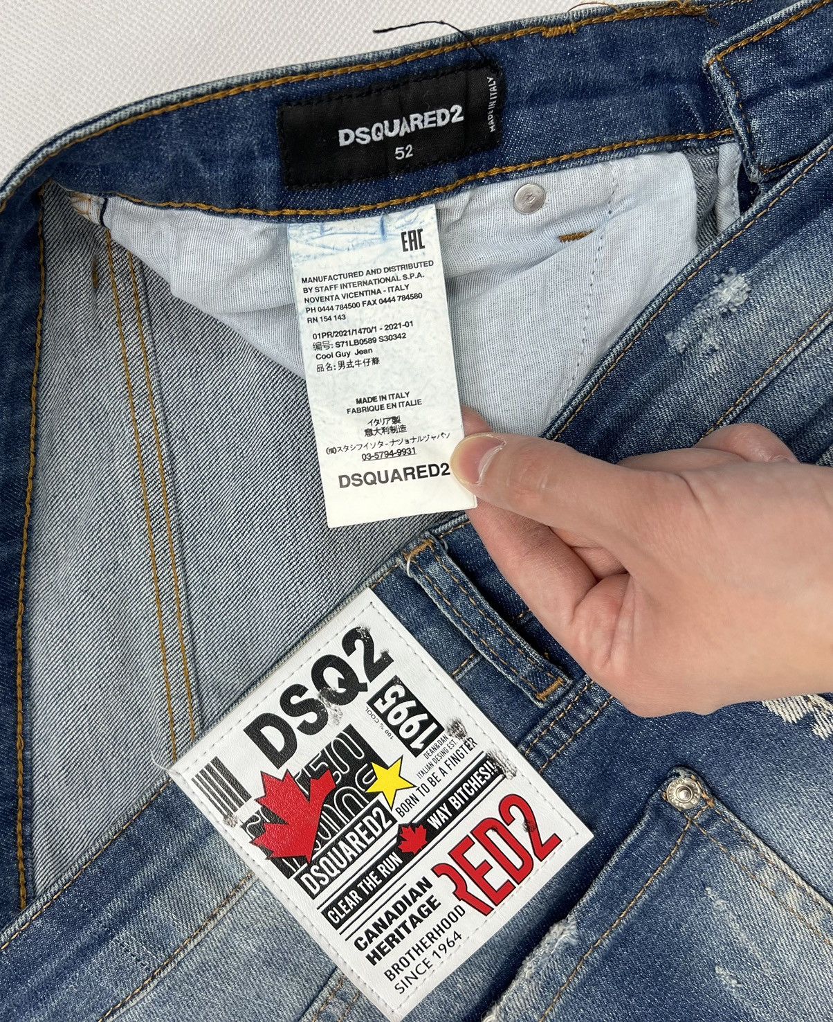 Dsquared2 Pants Dsquared2 Canadian Heritage 2021 Jeans Denim Size US 36 / EU 52 - 4 Thumbnail