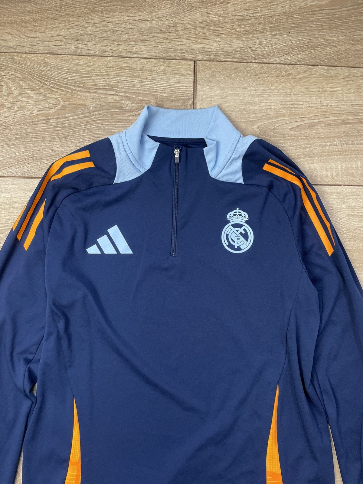Adidas 2024-25 Real Madrid adidas 1/4 Zip Training Top Size l Size US L / EU 52-54 / 3 - 4 Thumbnail