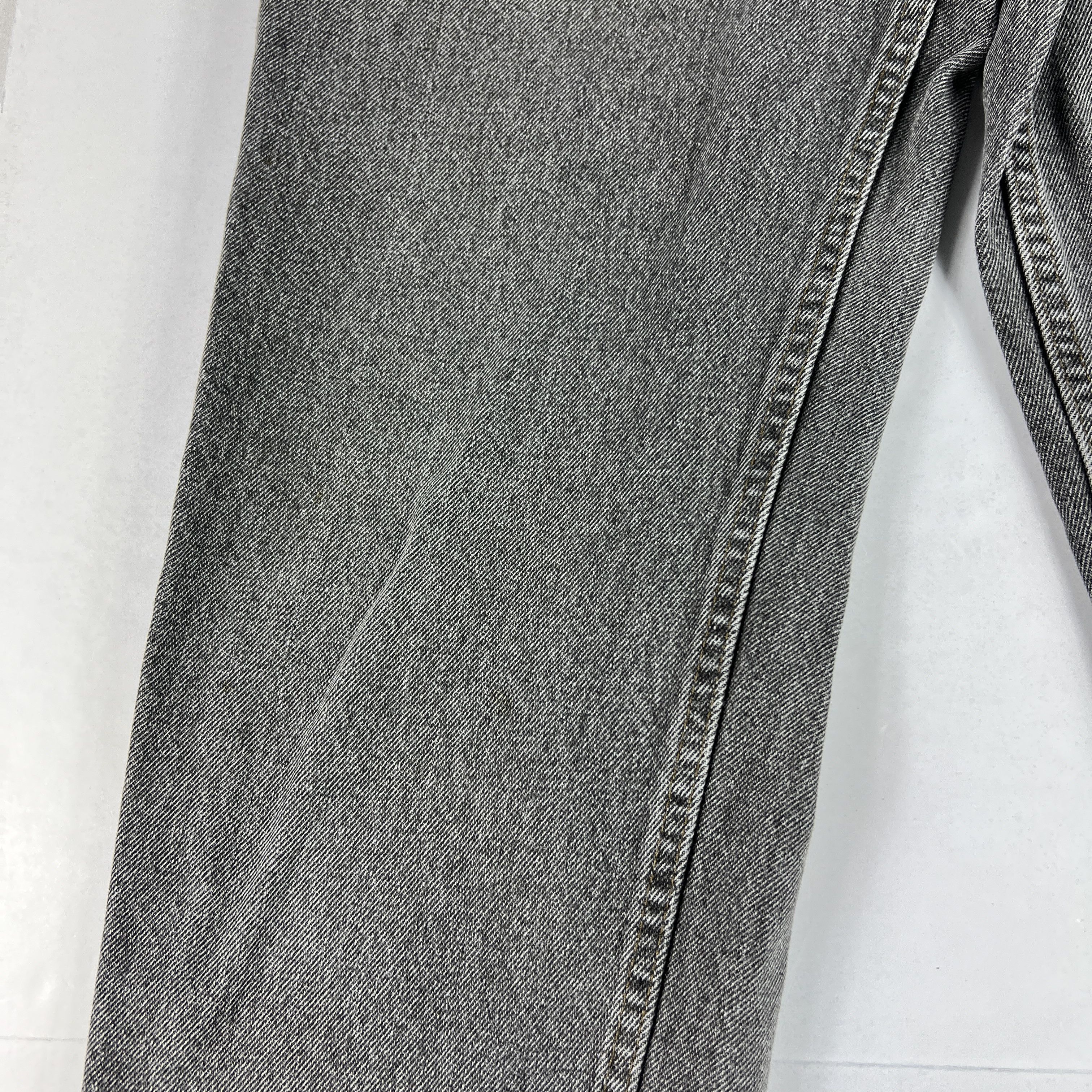 Levi's × Vintage VTG 80s Levi's Jean 550 Relaxed Black Faded Thrashed Denim Size US 30 / EU 46 - 8 Thumbnail