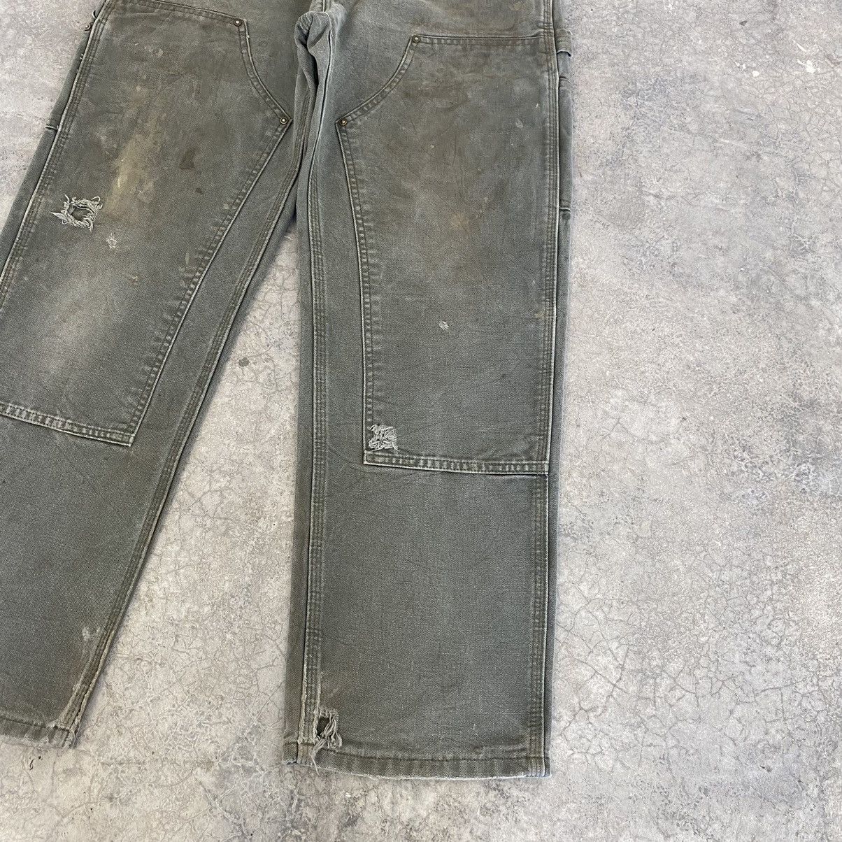 Carhartt VTG Carhartt Double Knee Faded Dirty Carpenter Pants Size US 31 - 9 Thumbnail