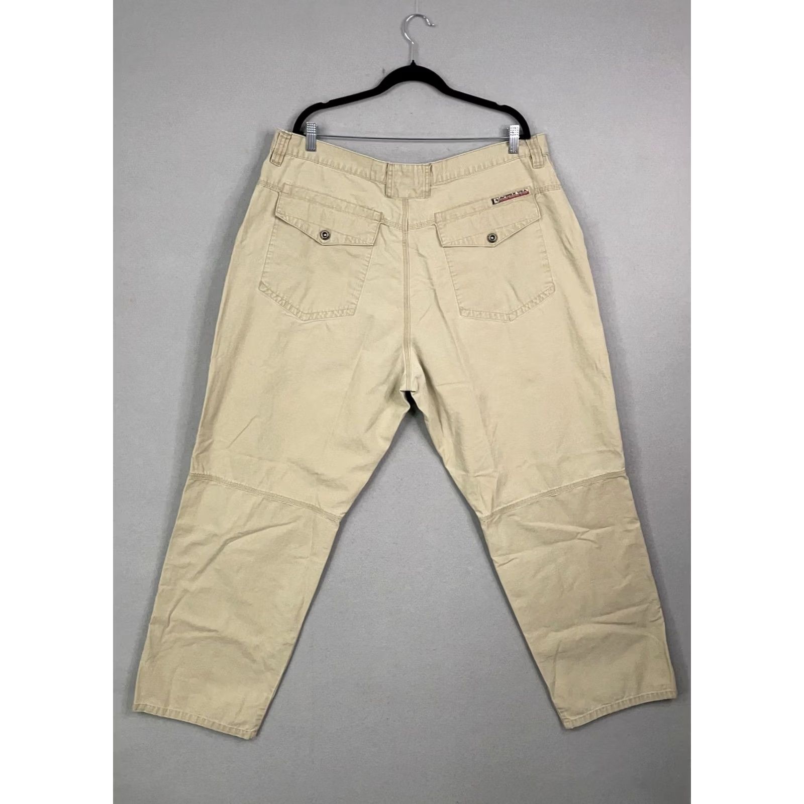 Avirex Avirex Pants Mens 42 Khaki Carpenter Workwear Utility Cargo Pockets Zip Fly - Y2K Grunge Size US 42 / EU 58 - 6 Thumbnail