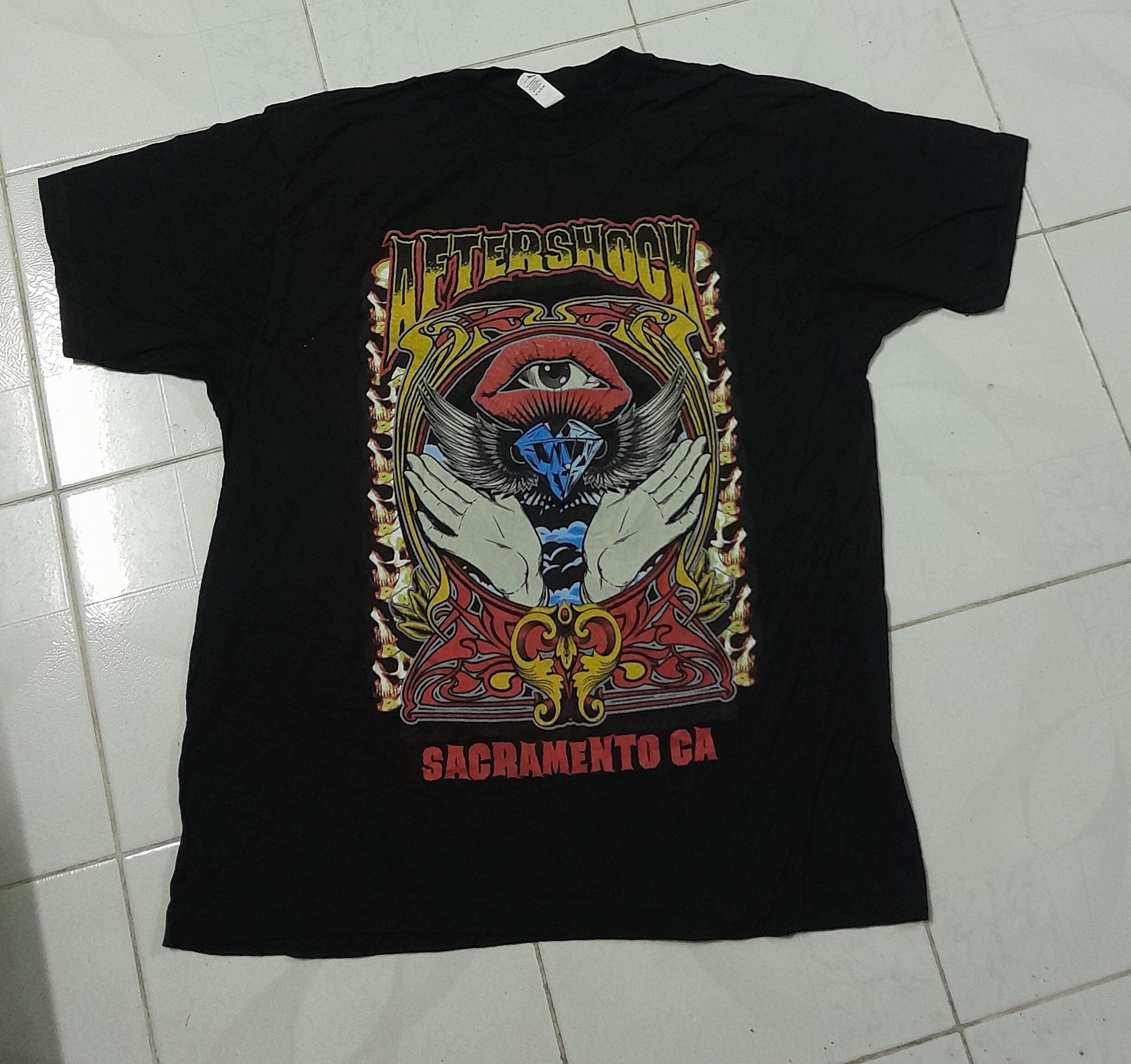 Band Tees 💥FINAL DROP💥AFTERSHOCK BAND LISTING Size US XL / EU 56 / 4 - 2 Thumbnail