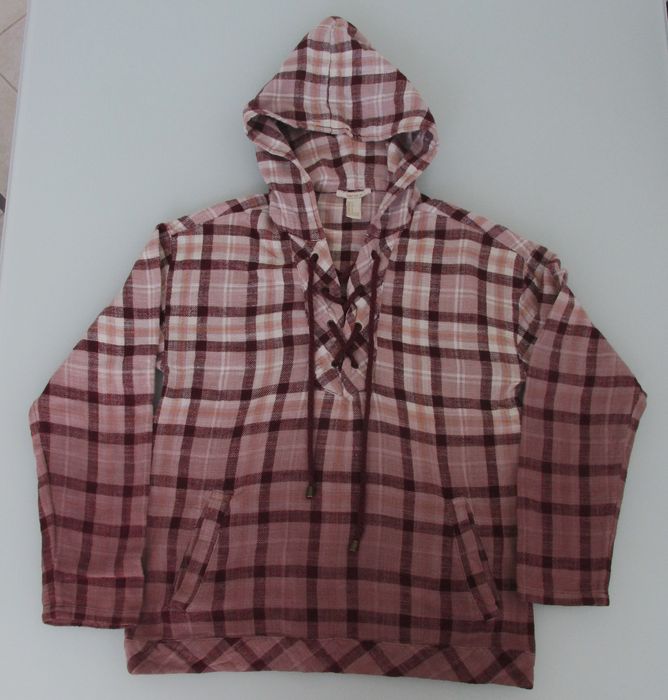 Forever 21 flannel hoodie online