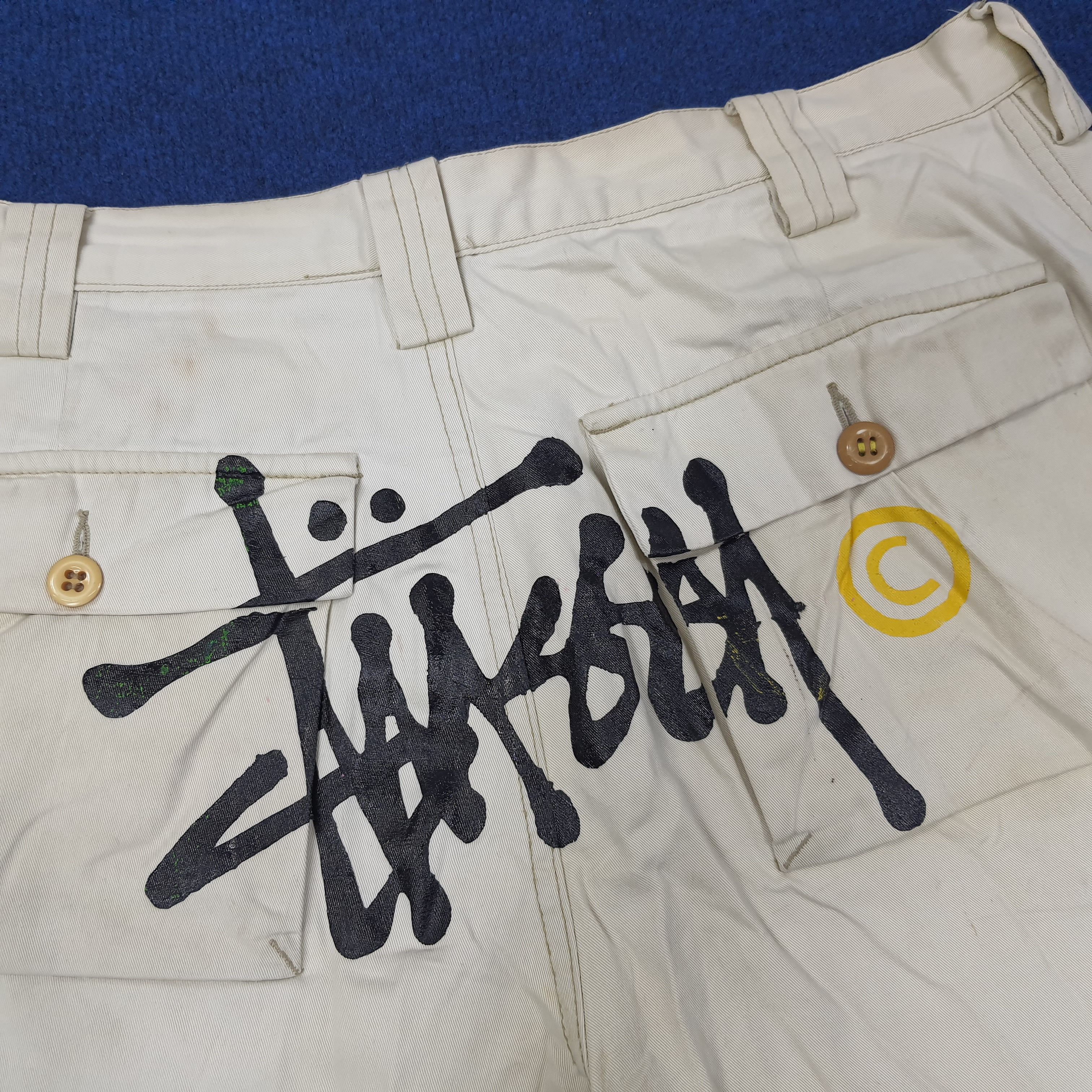 Stussy Vintage Stussy Streetwear Custom Logo Short Pants C244N7 Size US 34 / EU 50 - 2 Thumbnail