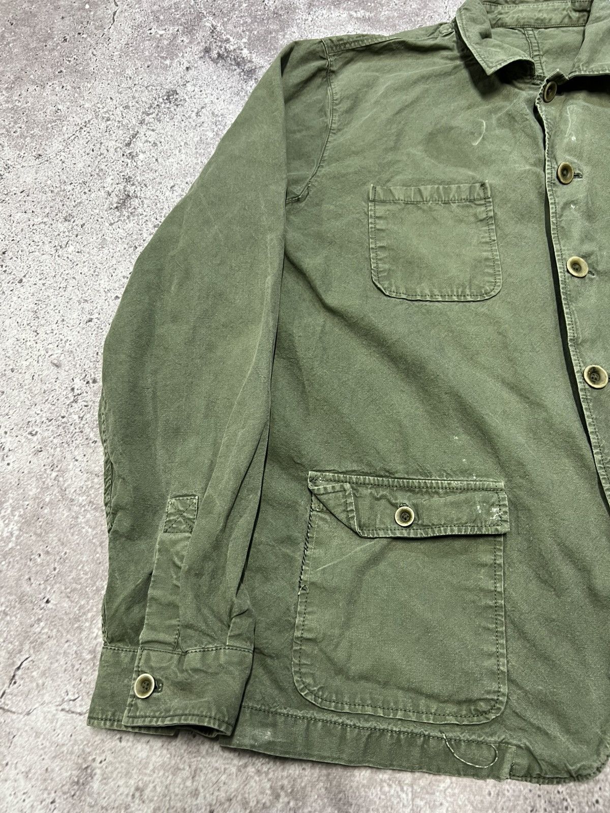 Japanese Brand Vintage Multi Pocket Military Shirt Size L Size US L / EU 52-54 / 3 - 5 Thumbnail