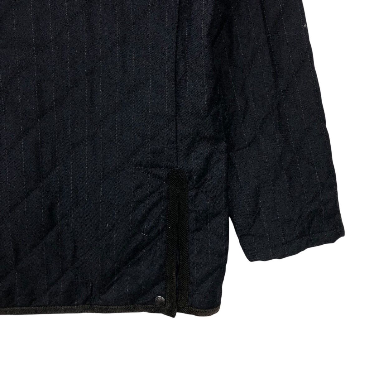 Mackintosh Men’s Quilted Coat with Button Front and Corduroy Collar Size US M / EU 48-50 / 2 - 11 Thumbnail