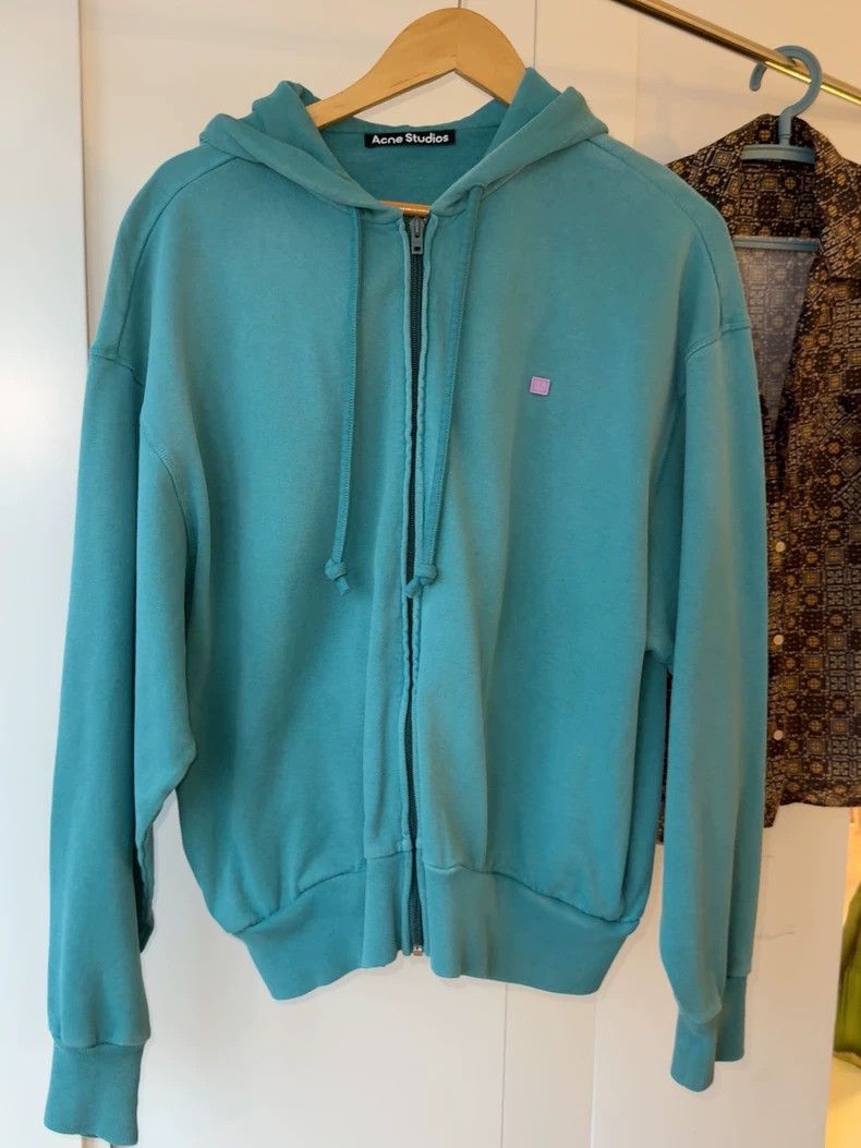 Acne Studios acne studios Lake blue loose zipper jacket Size US XS / EU 42 / 0 - 2 Thumbnail