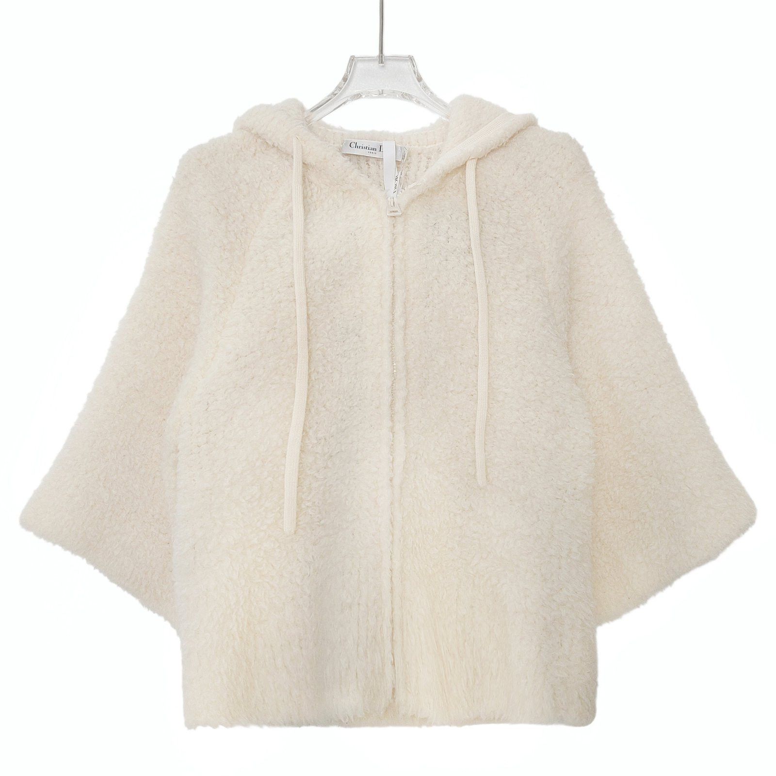 Dior Dior Logo Wool Knit Hoodie Size 34 Size XS / US 0-2 / IT 36-38 - 1 Thumbnail