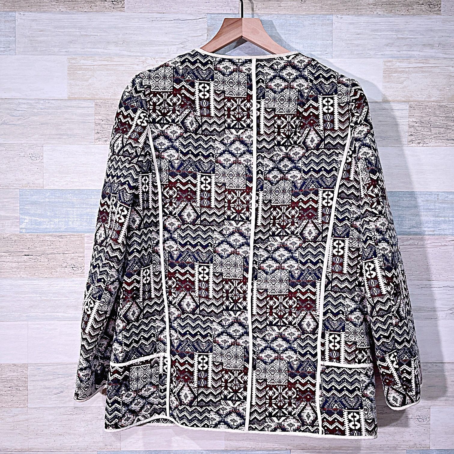 Zara ZARA Aztec Tapestry Jacket Womens Large Size L / US 10 / IT 46 - 3 Thumbnail