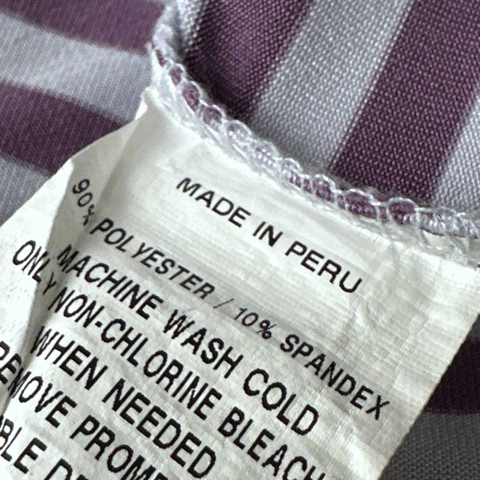Grenson Greyson Polo Shirt Mens Medium Purple Gray Striped Blue Golf Size US M / EU 48-50 / 2 - 8 Thumbnail