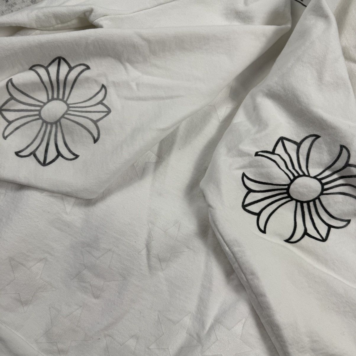 Chrome Hearts Chrome Hearts Vintage Horseshoe ‘White’ Zip Hoodie Size US L / EU 52-54 / 3 - 9 Thumbnail