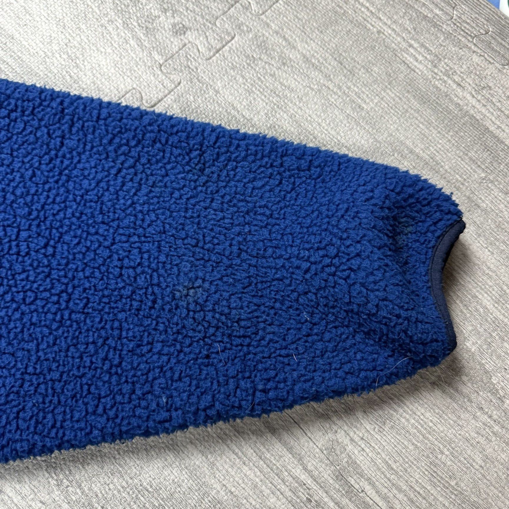 Vintage VINTAGE LL BEAN MENS PULLOVER 1/2 ZIP DEEP PILE SHERPA FLEECE BLUE OUTDOOR XLT 90S Size US XL / EU 56 / 4 - 6 Thumbnail