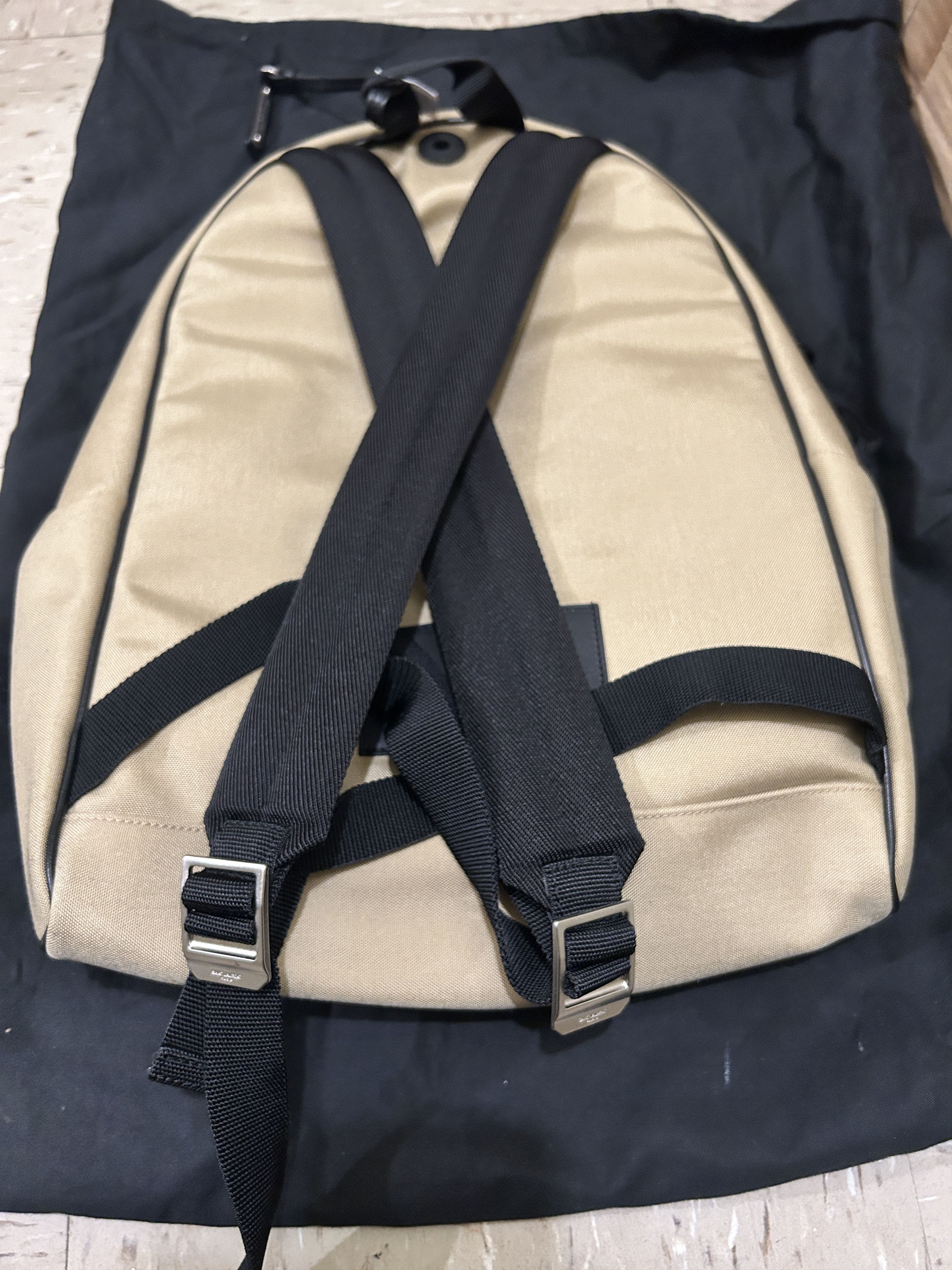 Yves Saint Laurent Saint laurent Paris small city backpack tan Size ONE SIZE - 2 Thumbnail