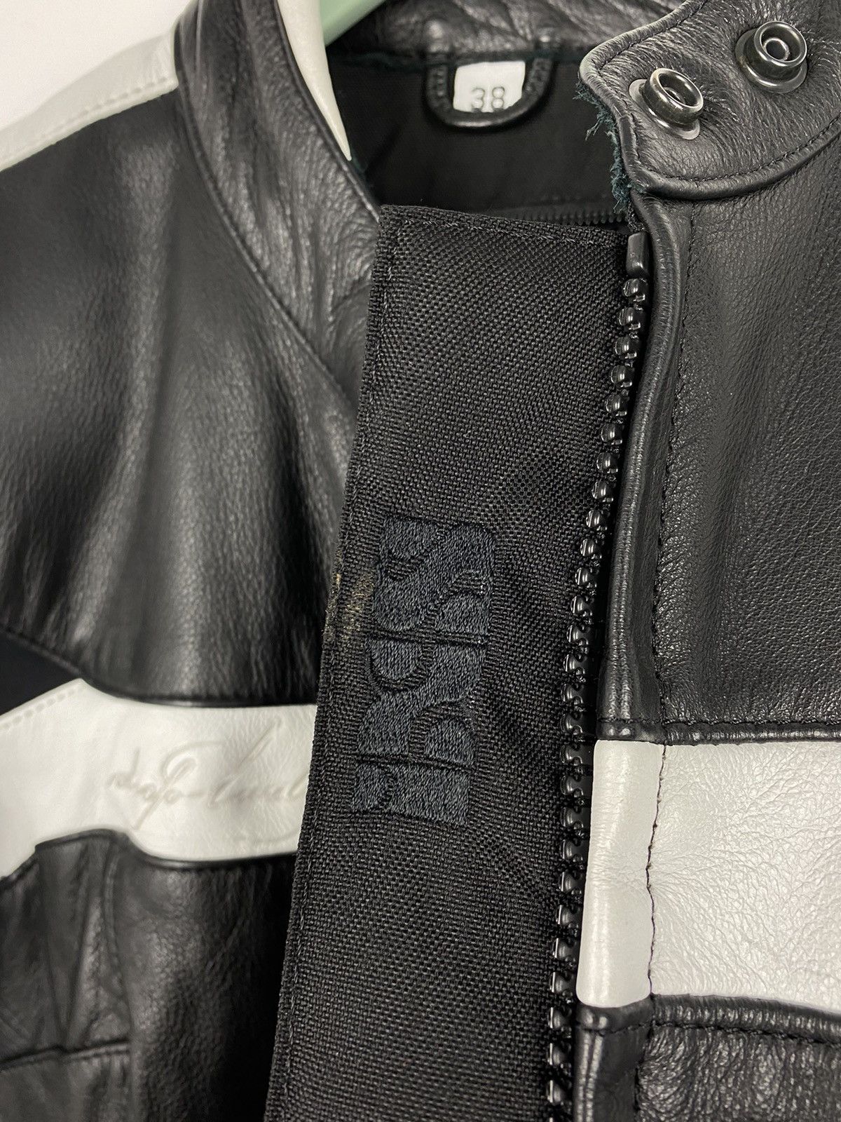 Genuine Leather ISX Leather Jacket Women Racing Moto Marlboro BMW Y2K Size M / US 6-8 / IT 42-44 - 21 Thumbnail