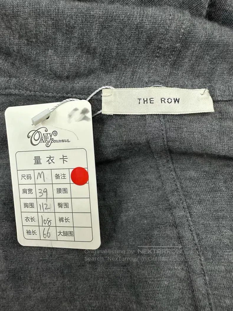 The Row The row Long grey cashmere cardigan Size M / US 6-8 / IT 42-44 - 3 Thumbnail