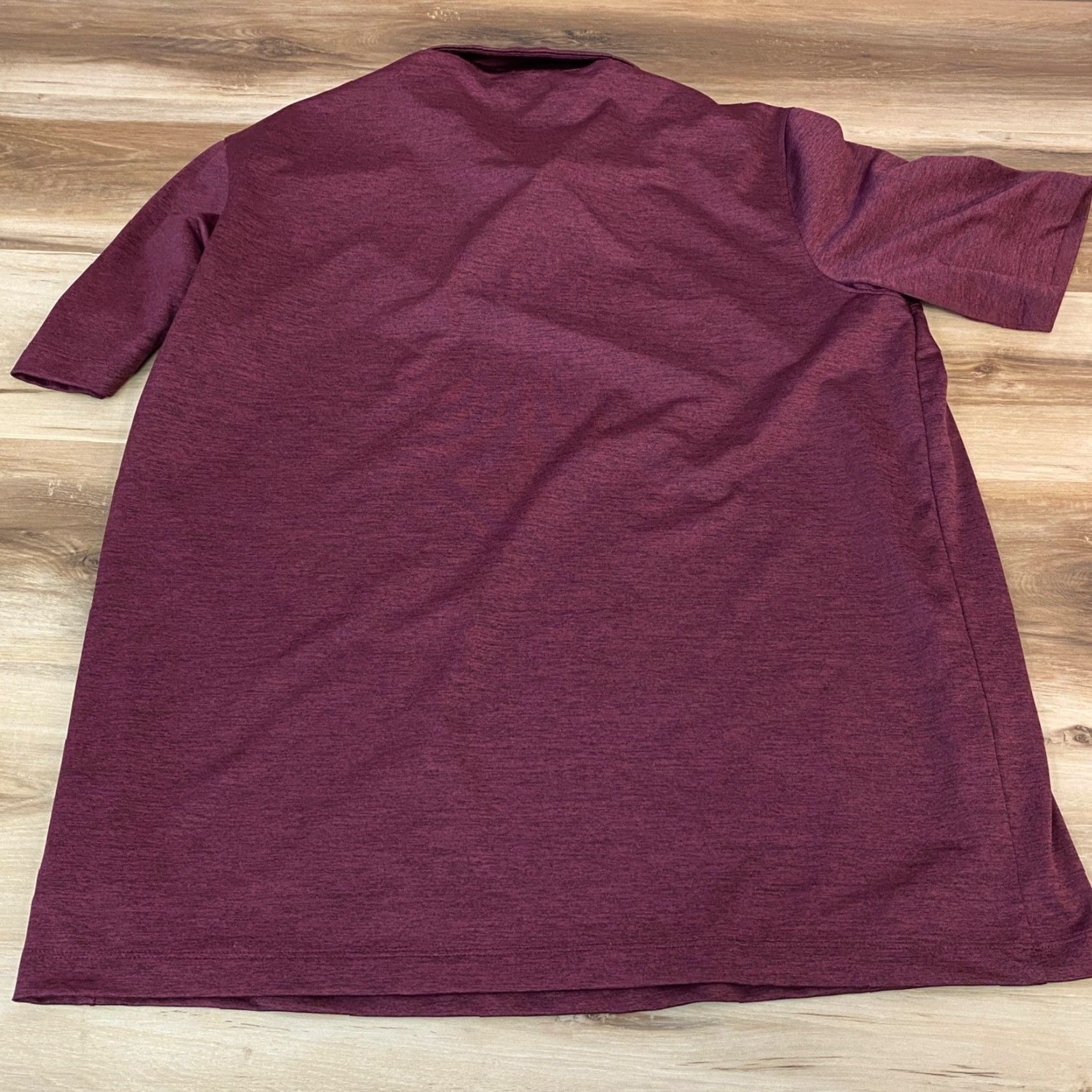 Lands' End Lands' End Polo Shirt Mens L Burgundy Short Sleeve Performance/Activity: Walking, Tennis, Golf, School, Hiking Size US L / EU 52-54 / 3 - 8 Thumbnail