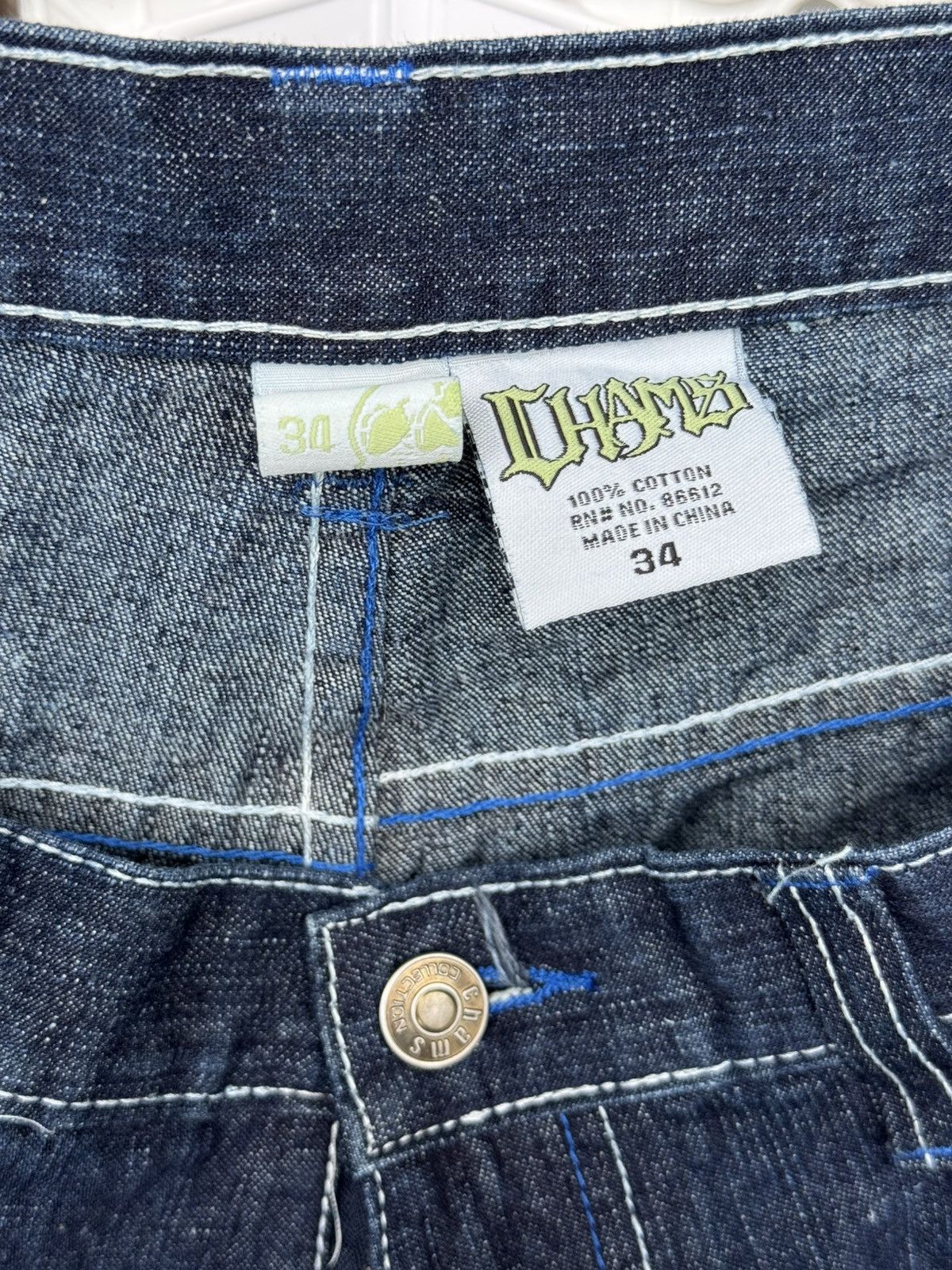 Japanese Brand Charms Japanese Skate Baggy Blue Jeans Size US 34 / EU 50 - 2 Thumbnail