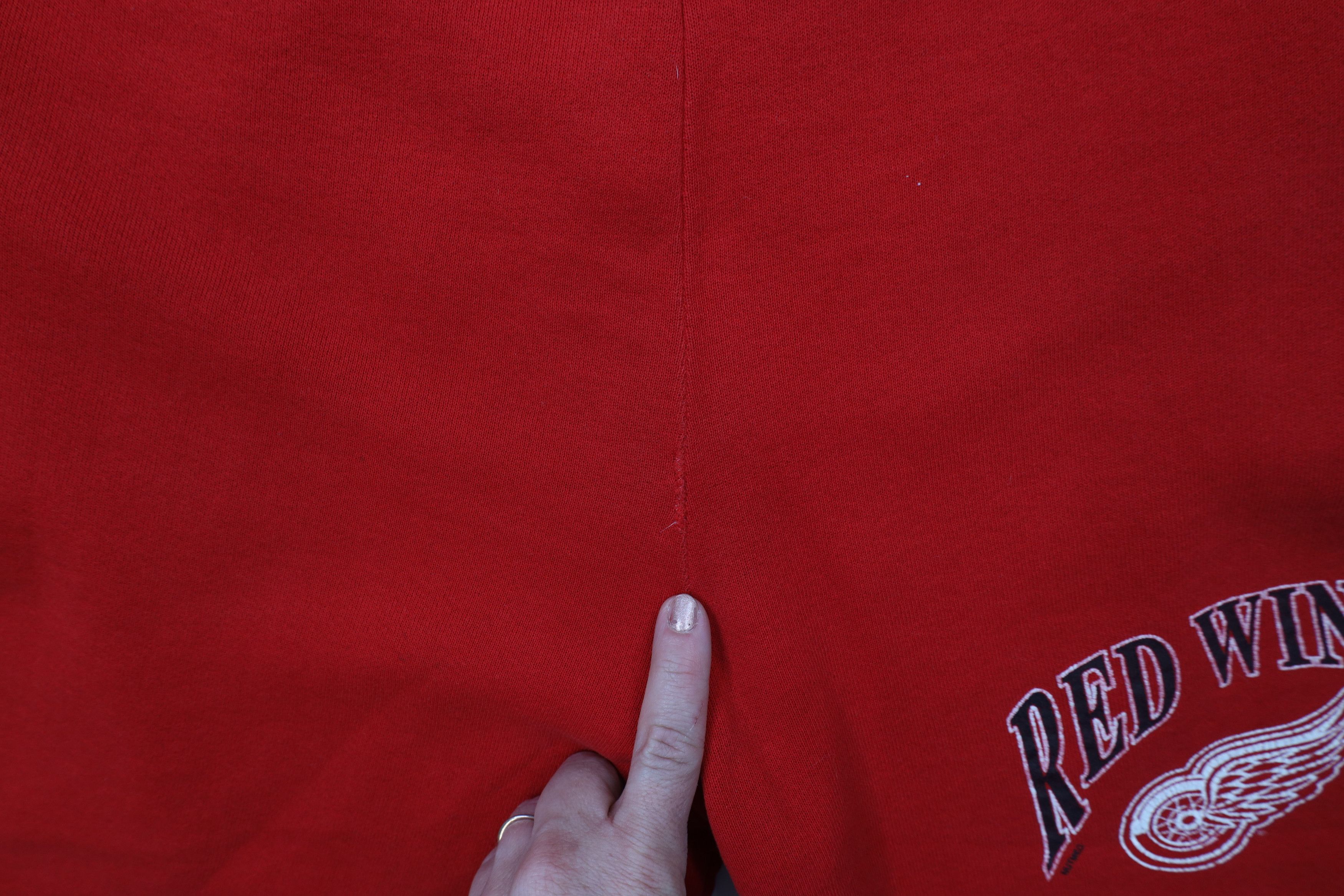 Vintage Vintage 90s Detroit Red Wings Hockey Sweatpants Joggers USA Size US 34 / EU 50 - 7 Thumbnail