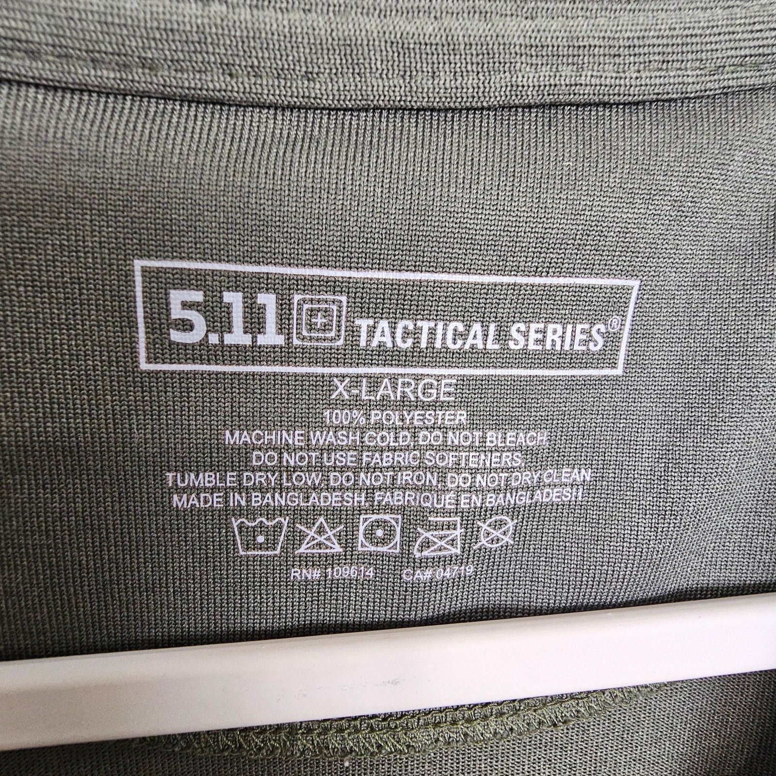 5.11 5.11 Tactical Mens Polo Shirt XL Stretch Wicking Minimalist Size US XL / EU 56 / 4 - 8 Thumbnail