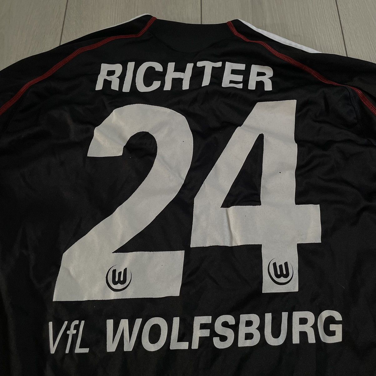 Adidas × Vintage ADIDAS WOLFSBURG 2009 GOALKEEPER LONG SLEEVE JERSEY RICHTER Size US L / EU 52-54 / 3 - 3 Thumbnail