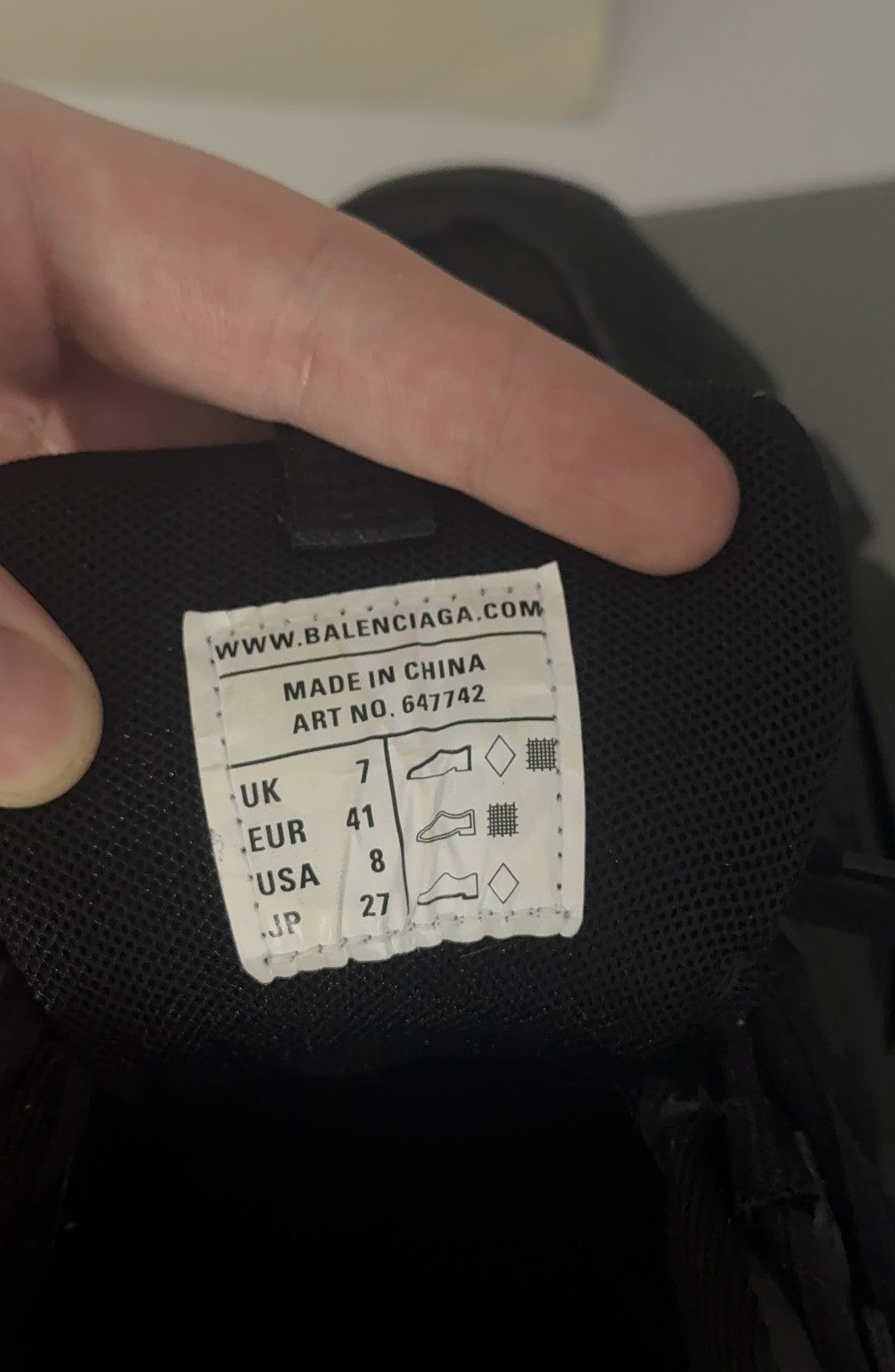 Balenciaga ✅Balenciaga Track 1 Clear Full Black 41 Low Size US 8 / EU 41 - 10 Thumbnail