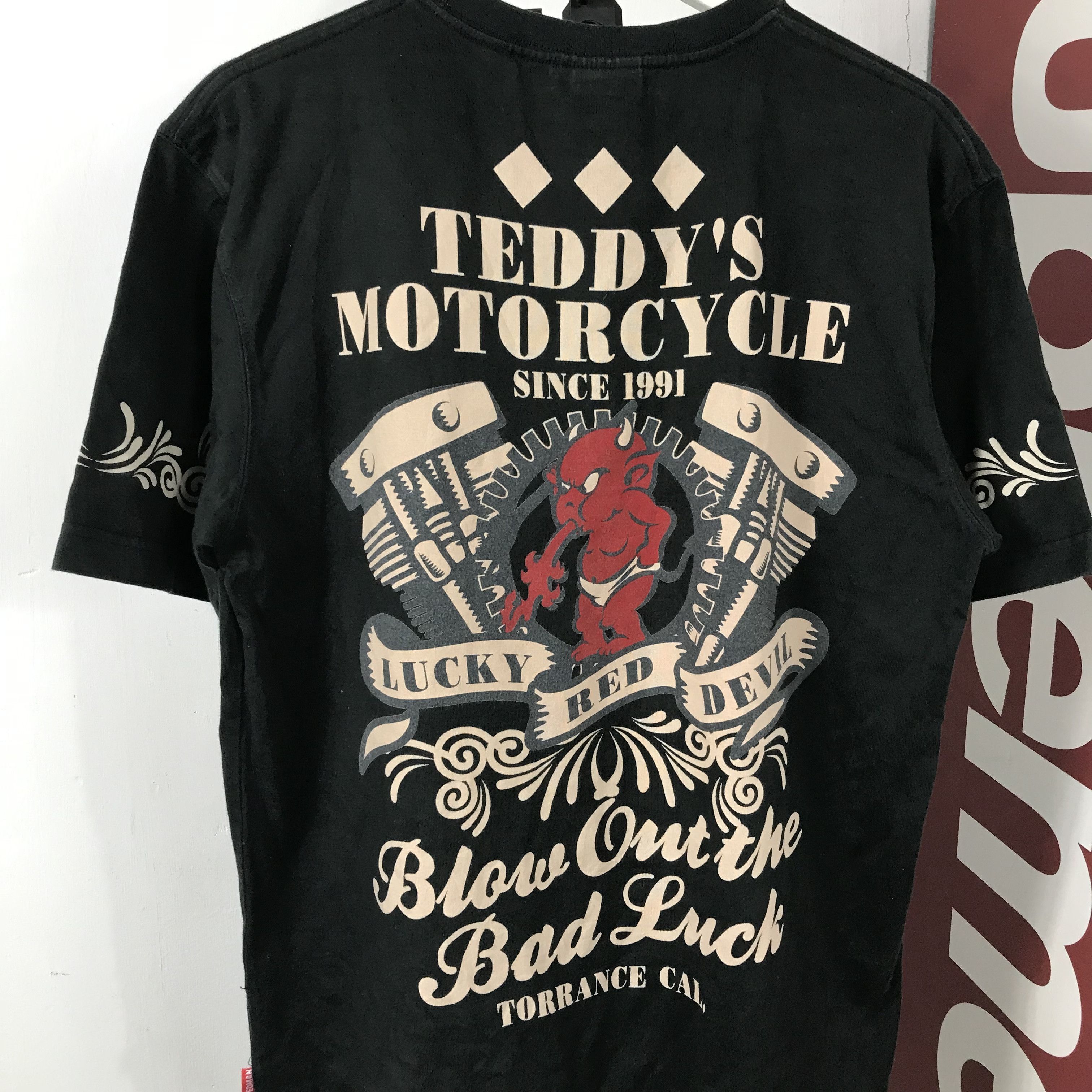 Tedman vintage TEDDY MOTORCYCLE Ted Company TEE Size US M / EU 48-50 / 2 - 5 Thumbnail